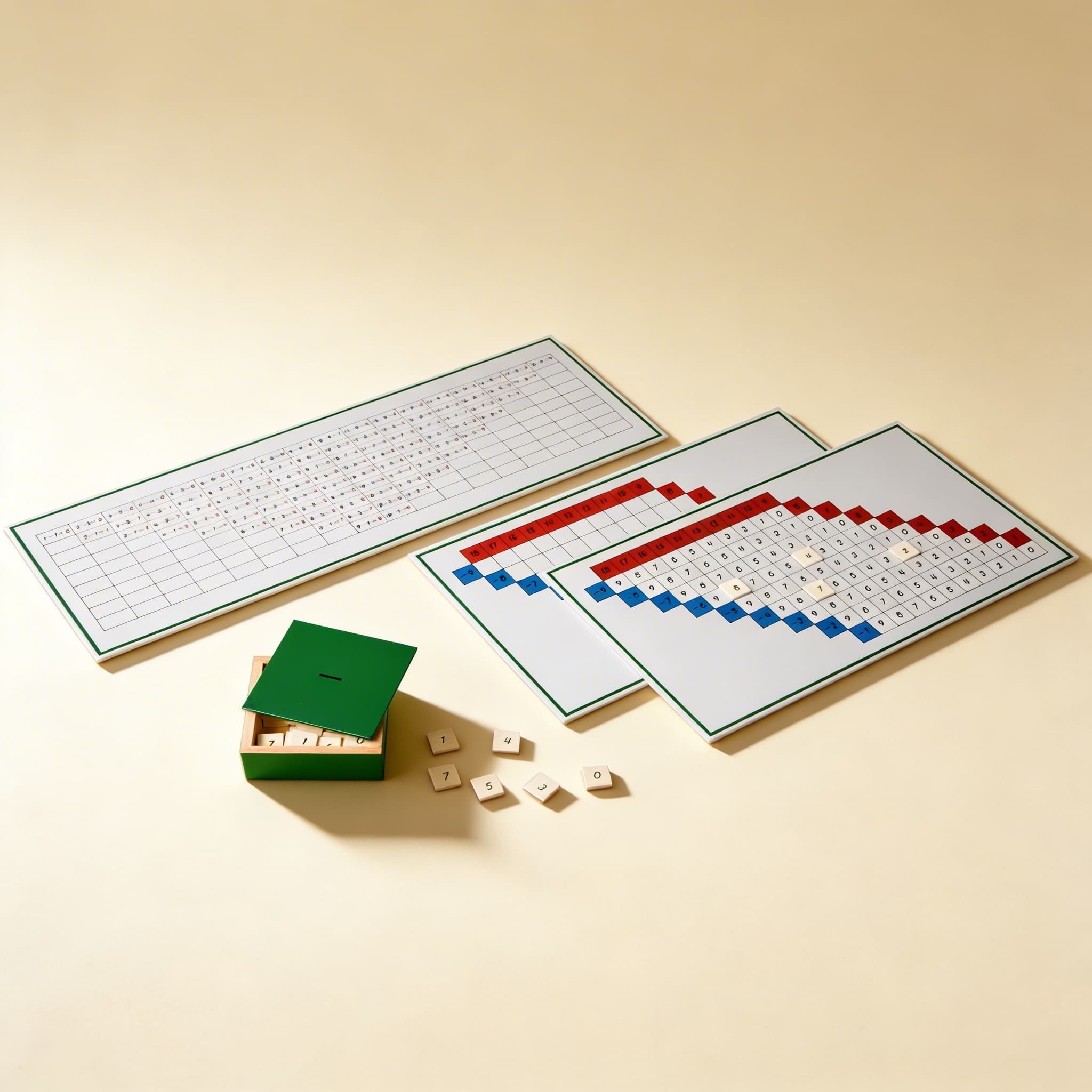 Pracovní tabulky odčítání — Katalogový pohled