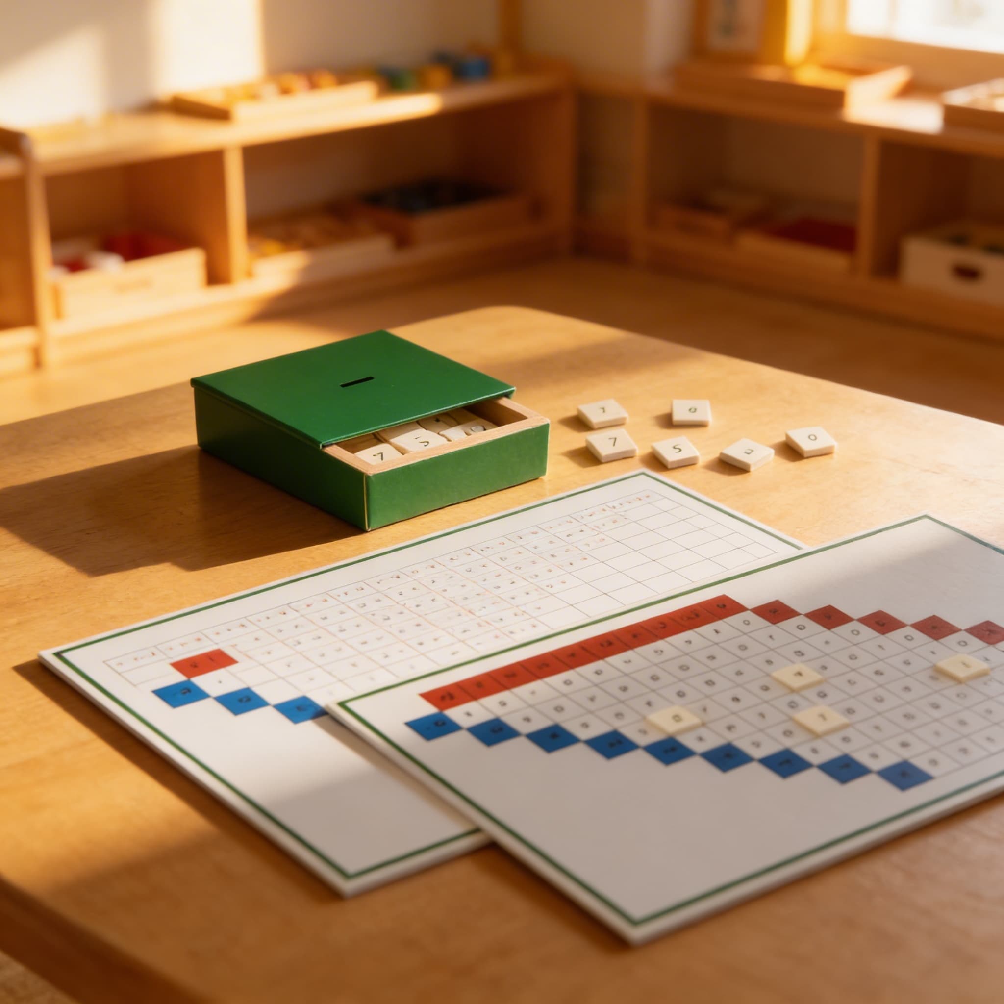 Pracovní tabulky odčítání — Při použití