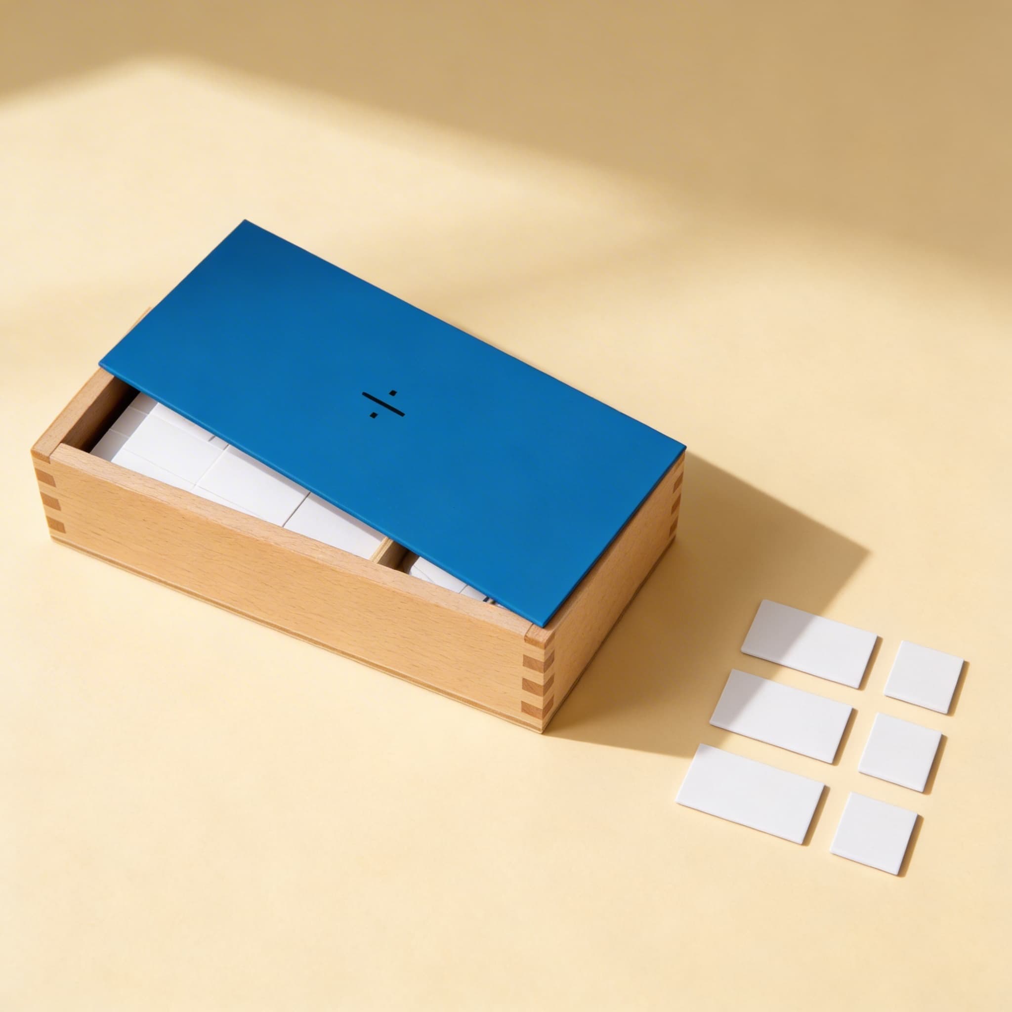 Divisionsbox — Selbstkontrollierende Rechenpraxis — Seitenansicht