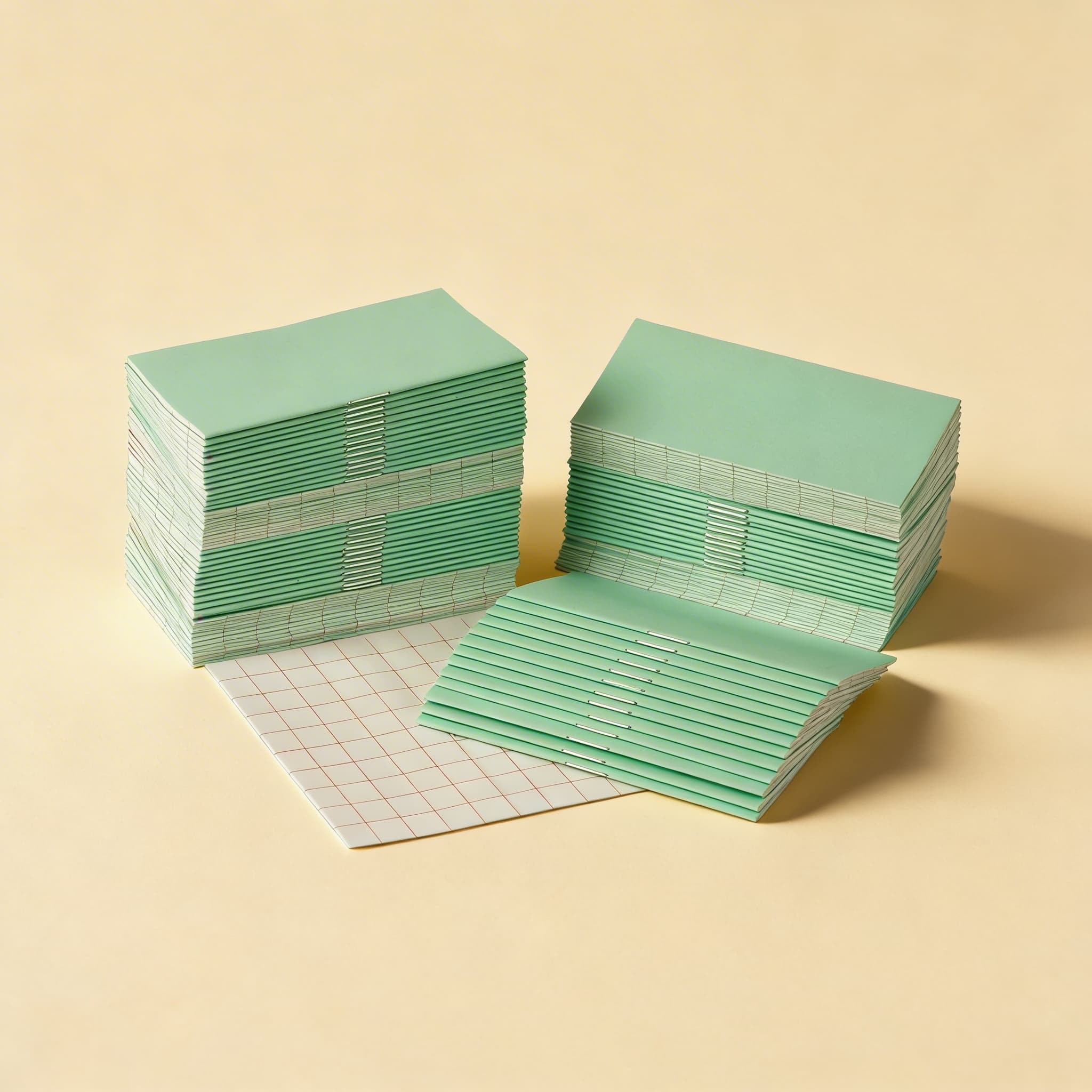 Aritmetické sešity: zelené — malé (100 ks) — Katalogový pohled