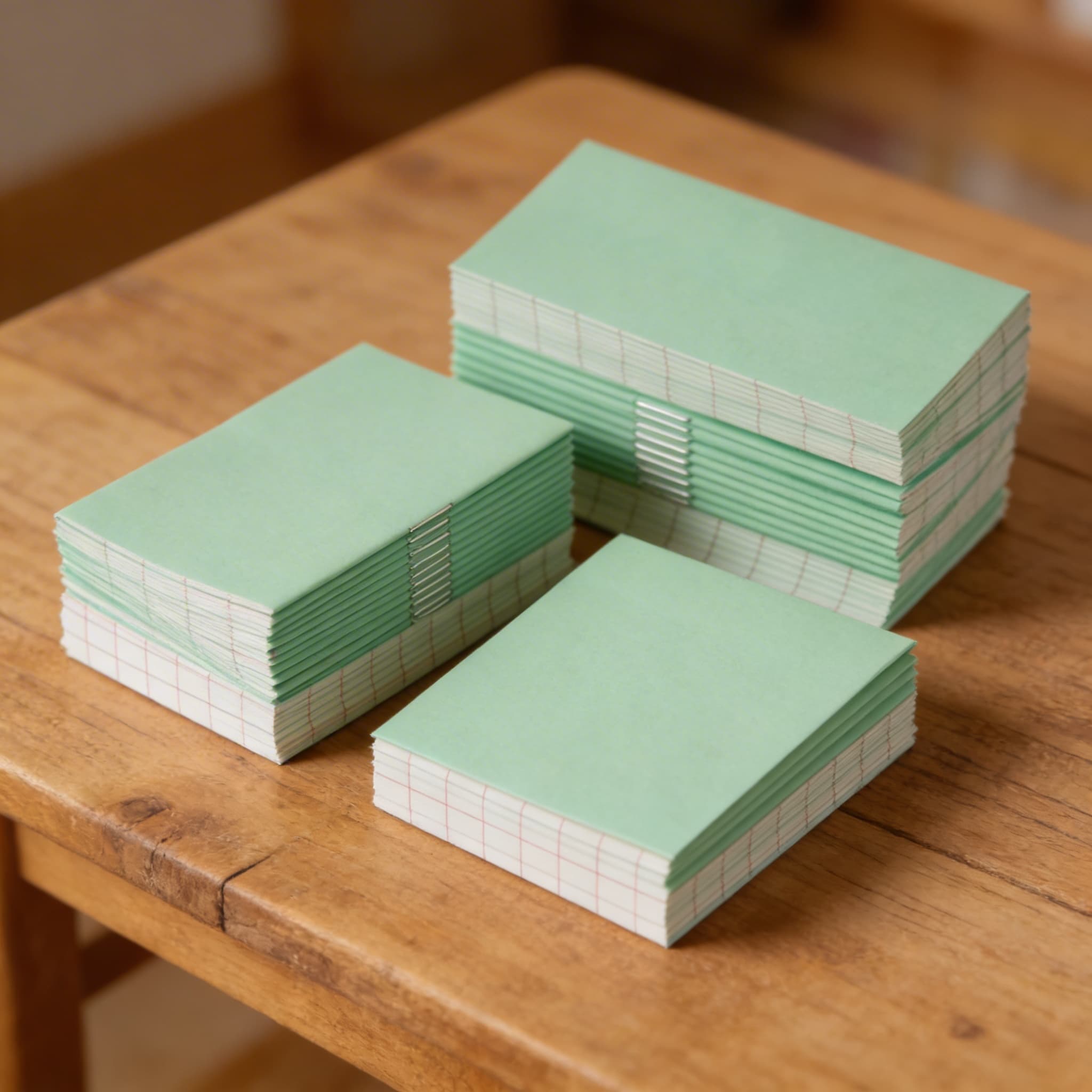 Aritmetické sešity: zelené — malé (100 ks) — Detailní pohled