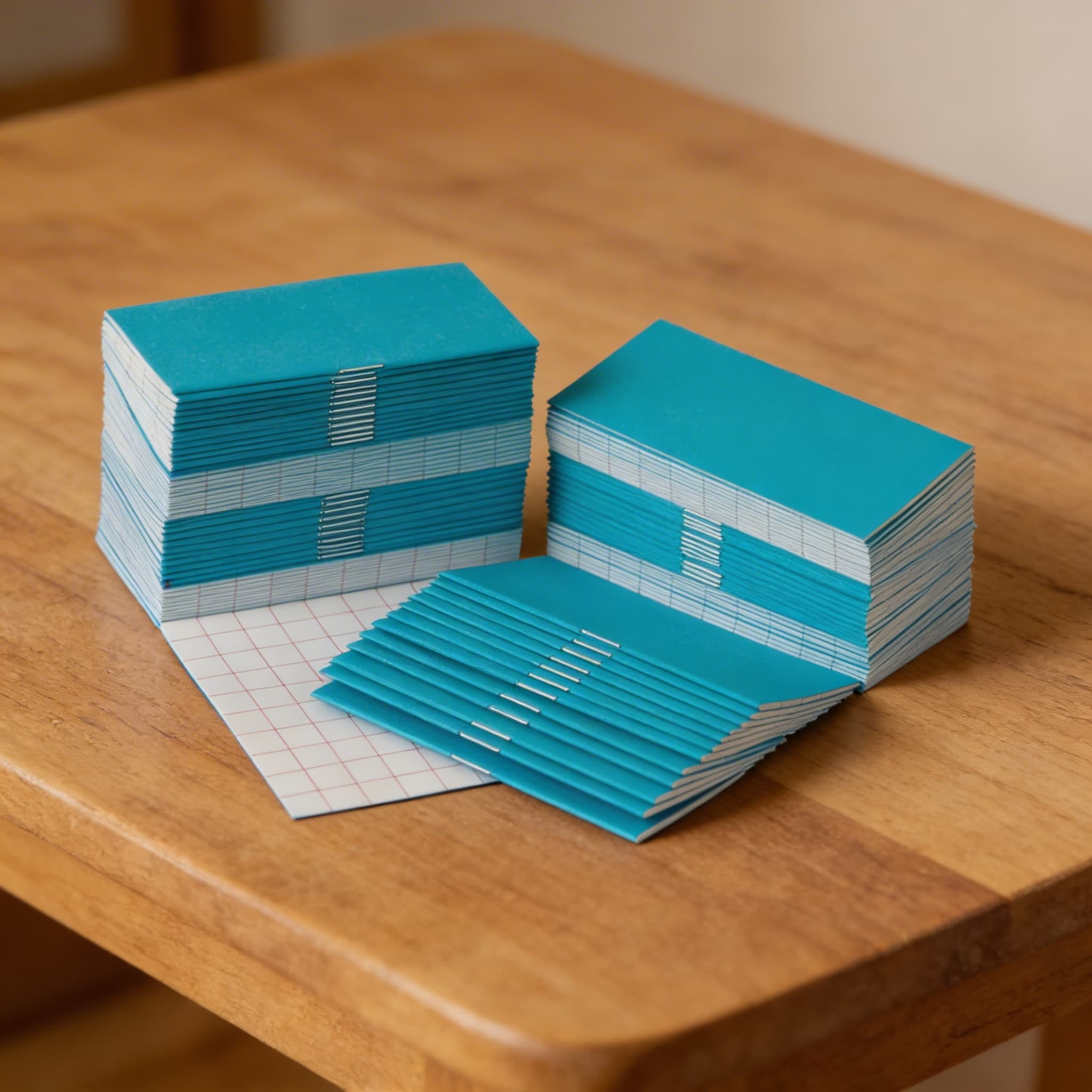 Aritmetické sešity: modré — malé (100 ks) — Detailní pohled