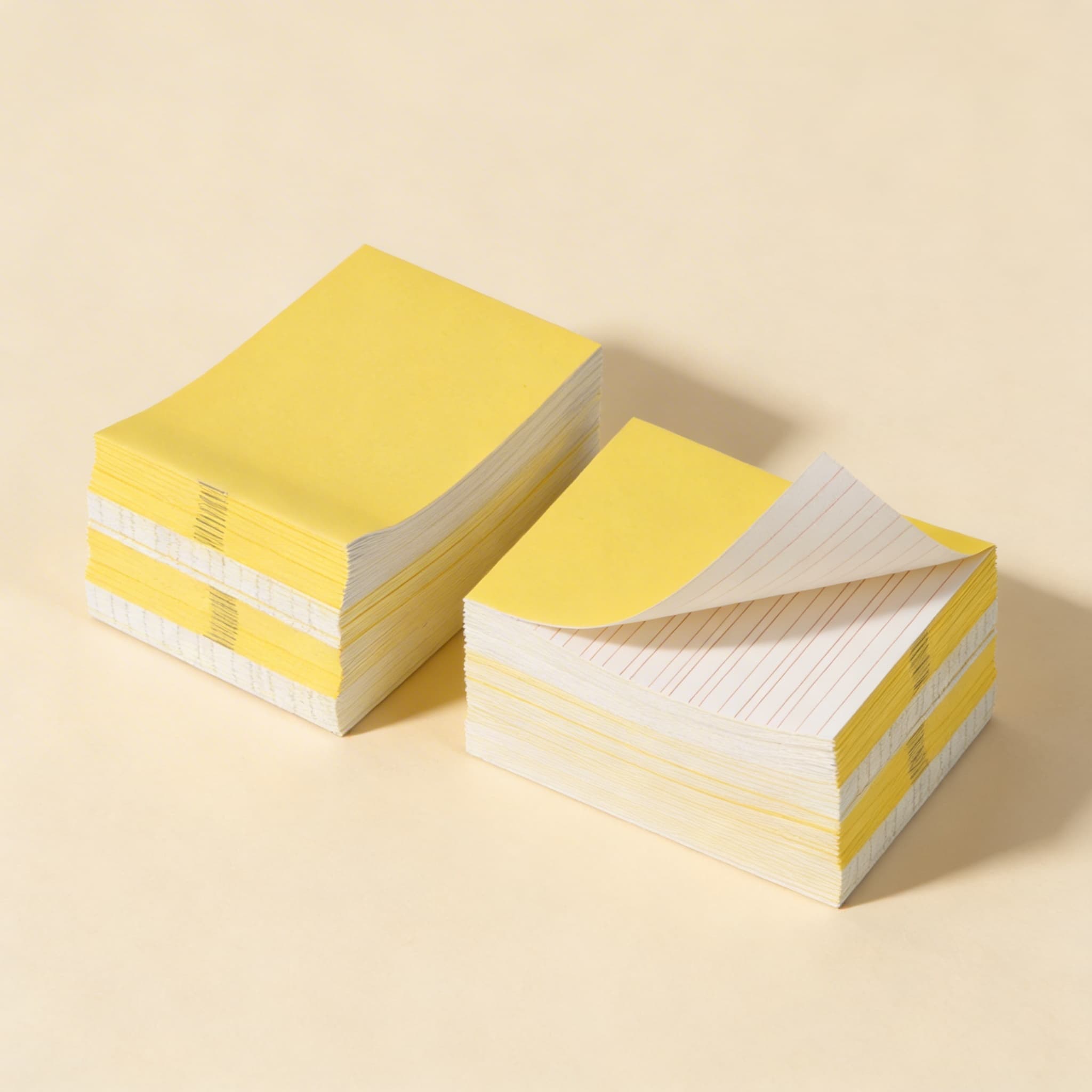 Písacie zošity: Žlté - Veľké (100) — Bočný pohľad