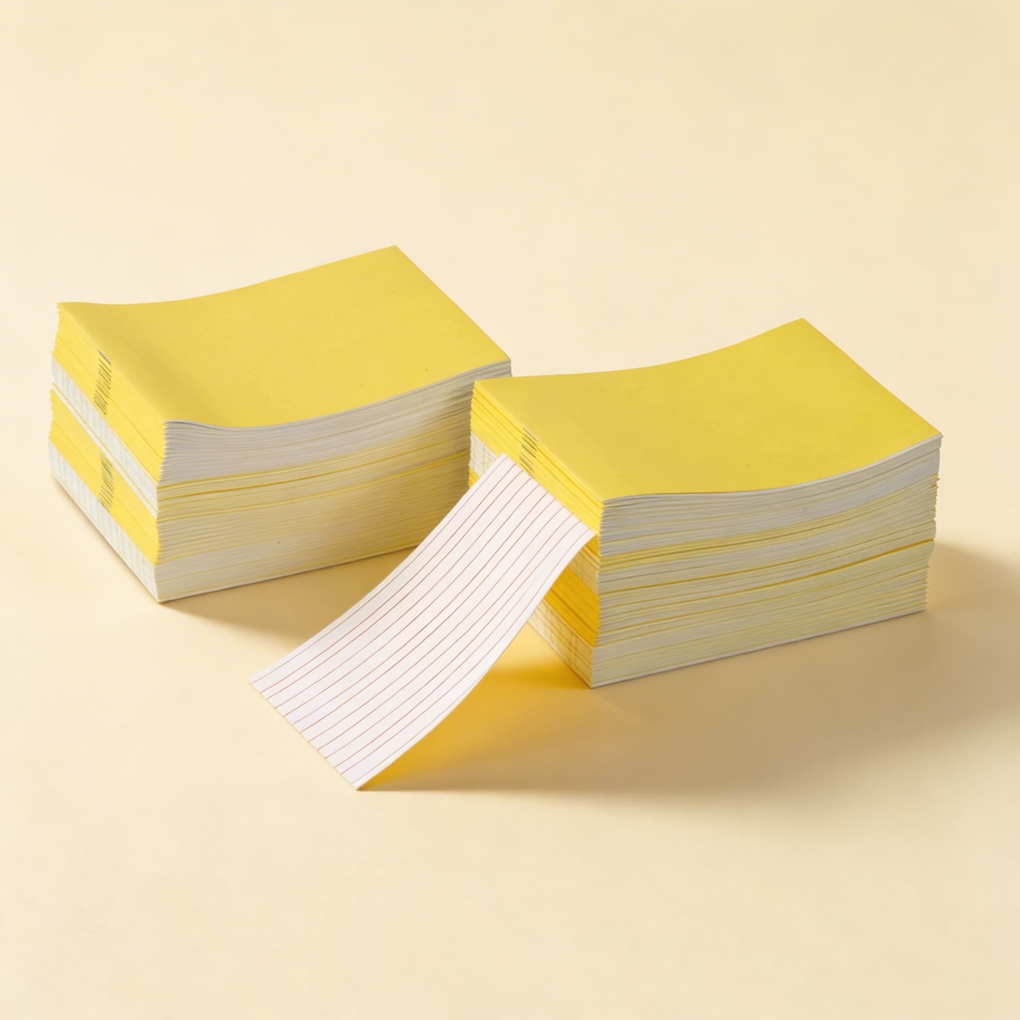 Písacie zošity: Žlté - Veľké (100) — Katalógový pohľad