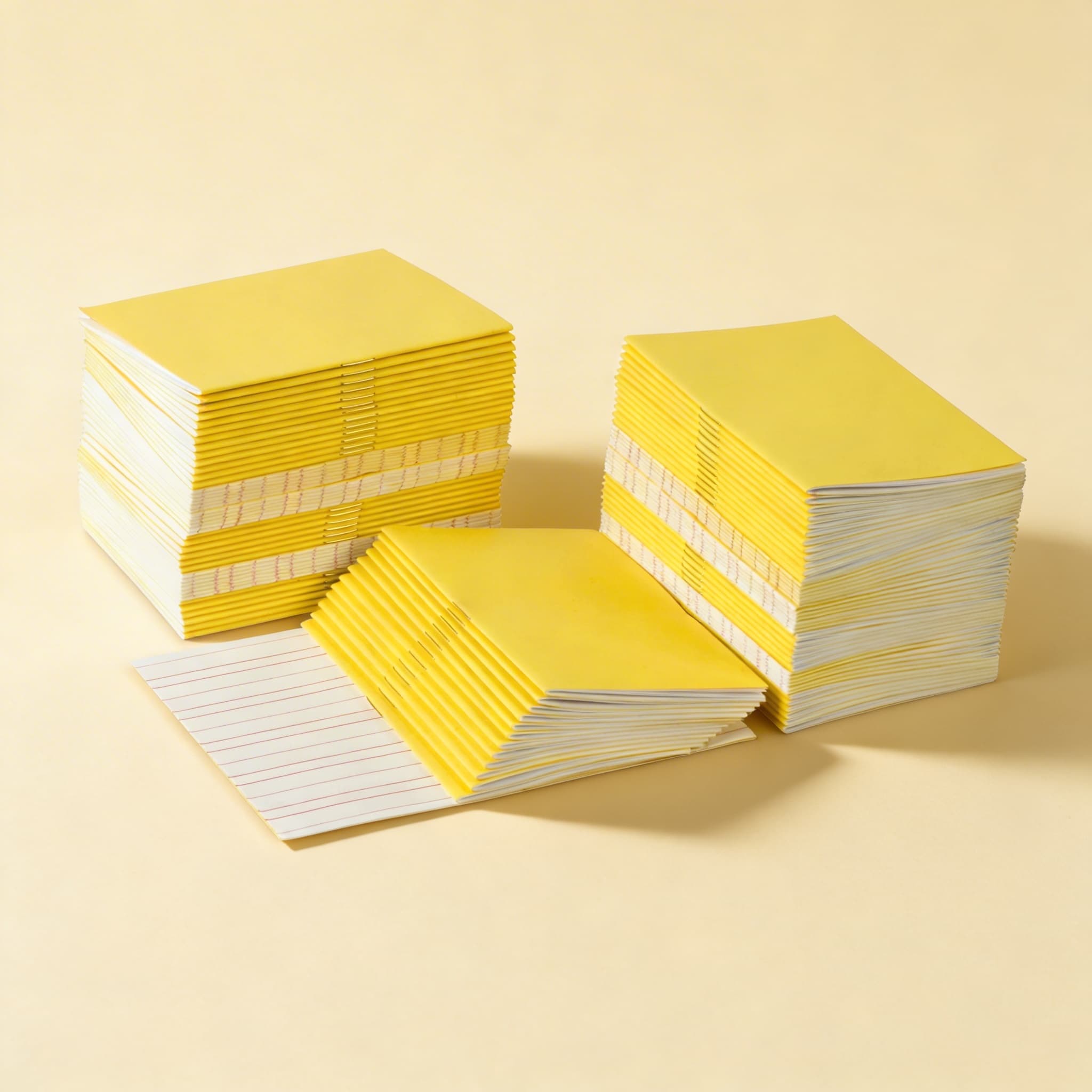 Psací sešity: Žluté - Malé (100) — Katalogový pohled
