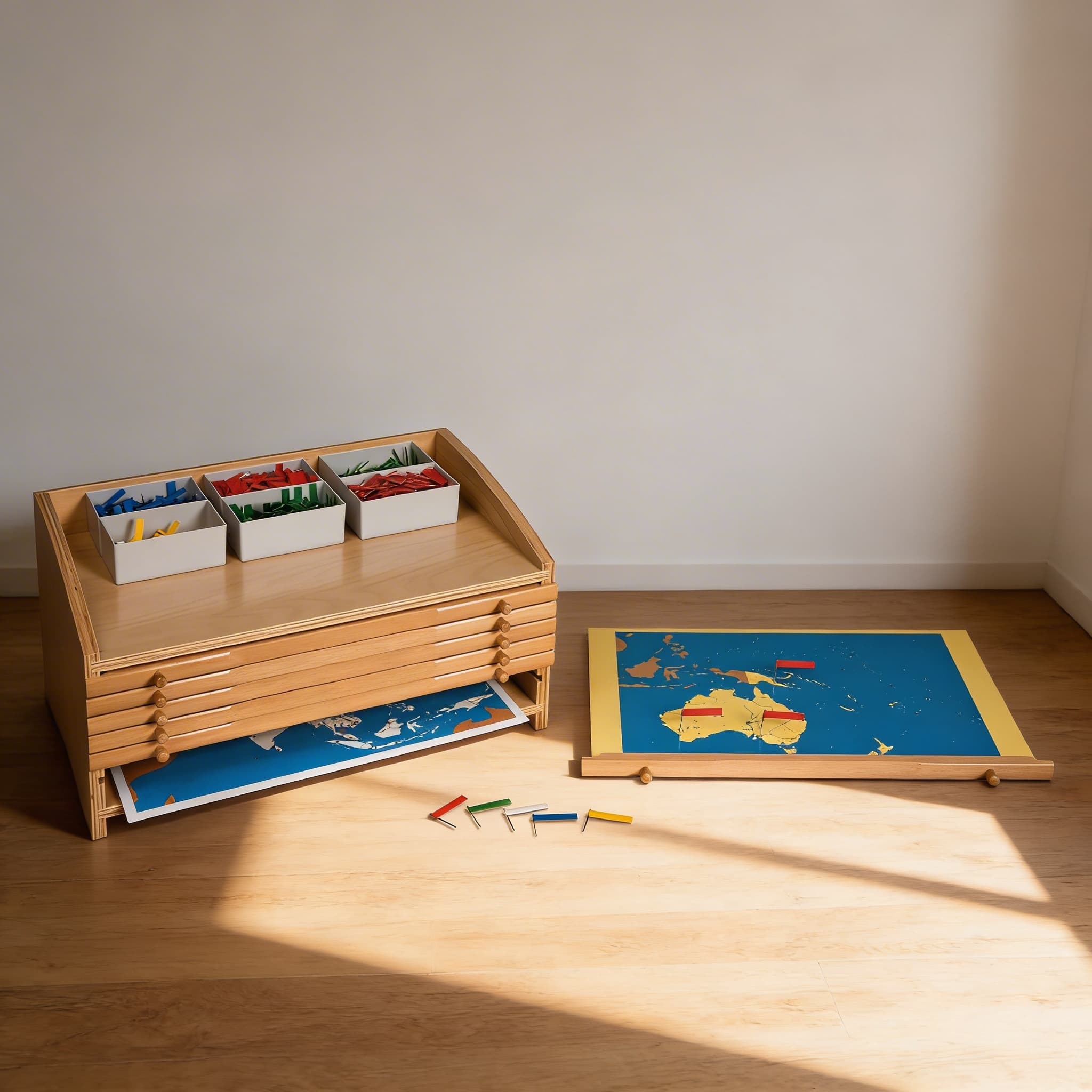 Weltgeografie-Schrank — Vollständige Aufbewahrung für Geografiestunden — Katalogansicht