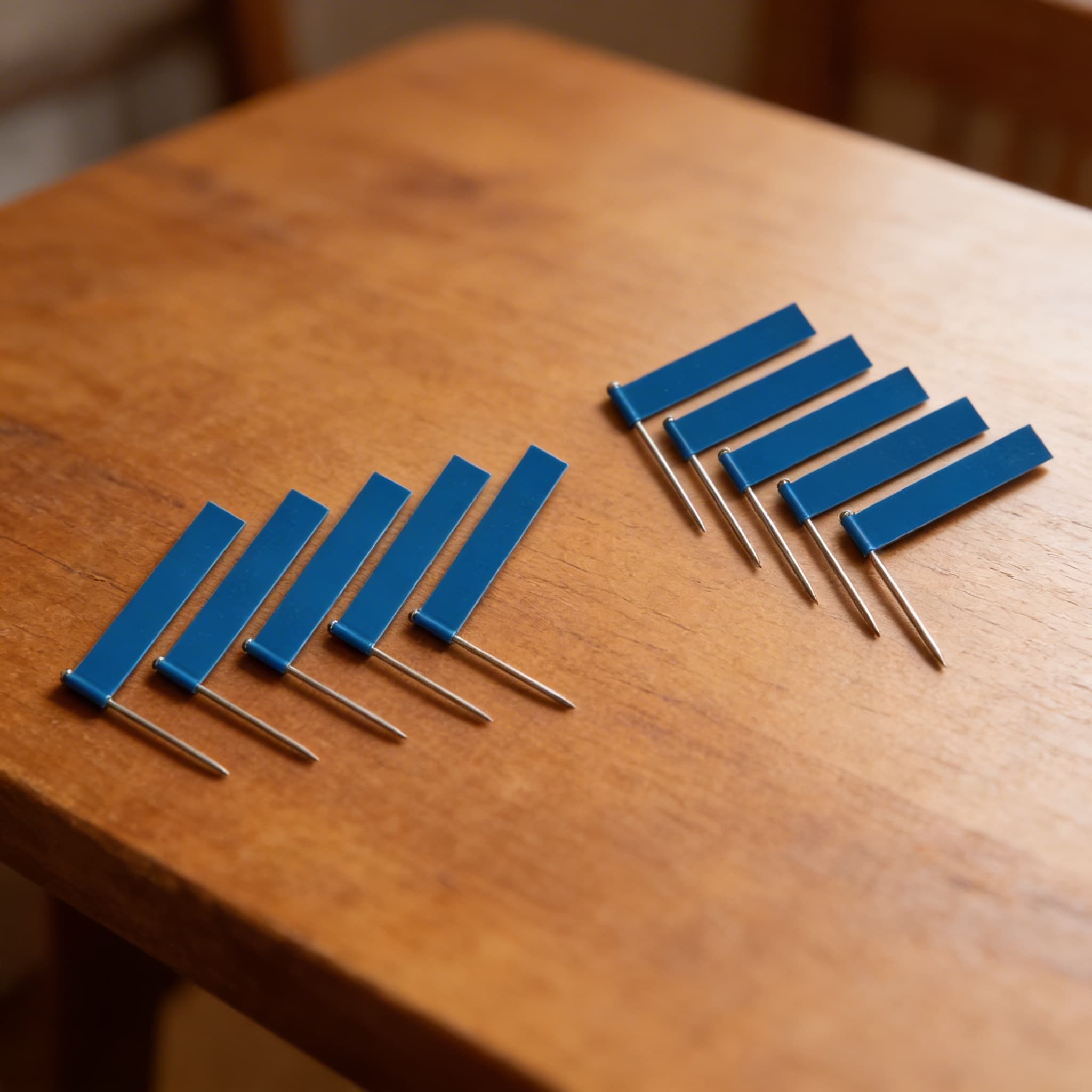 Extra vlaječky: Modré (10 ks) — Detailní pohled