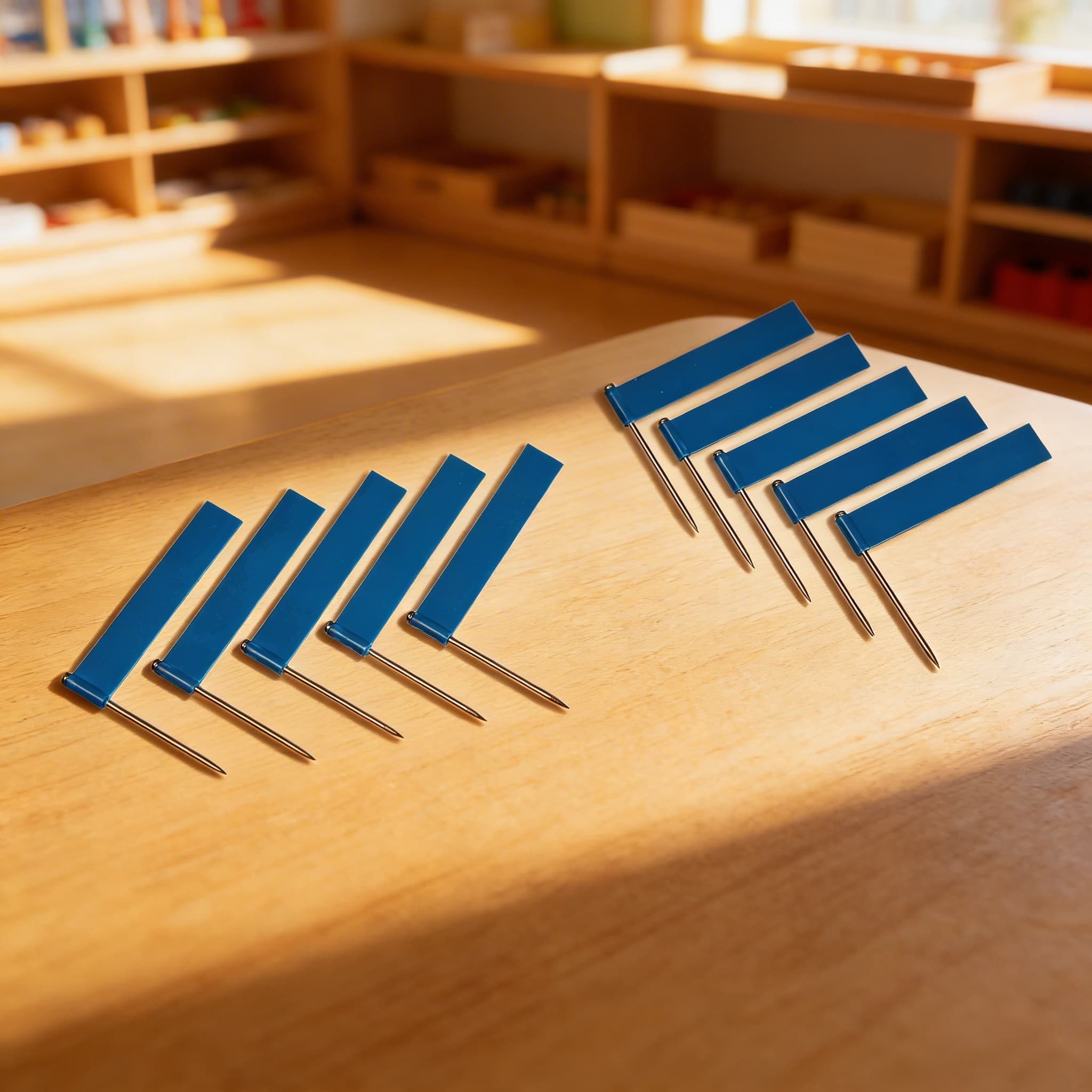 Extra vlaječky: Modré (10 ks) — Při použití