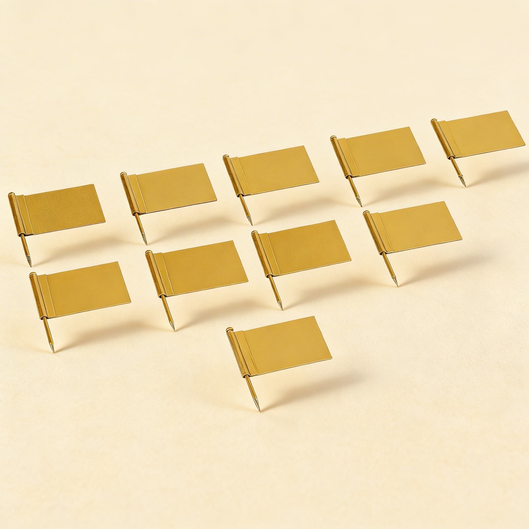 Extra vlaječky: Zlaté (10 ks) — Katalogový pohled