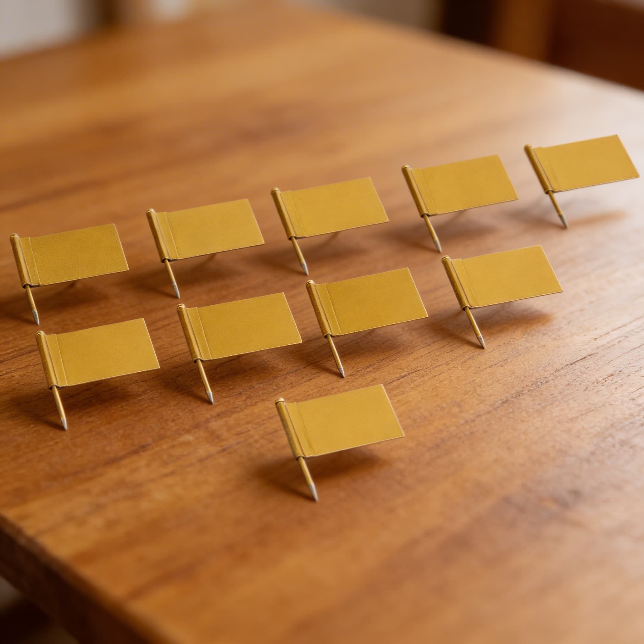 Extra vlaječky: Zlaté (10 ks) — Detailní pohled