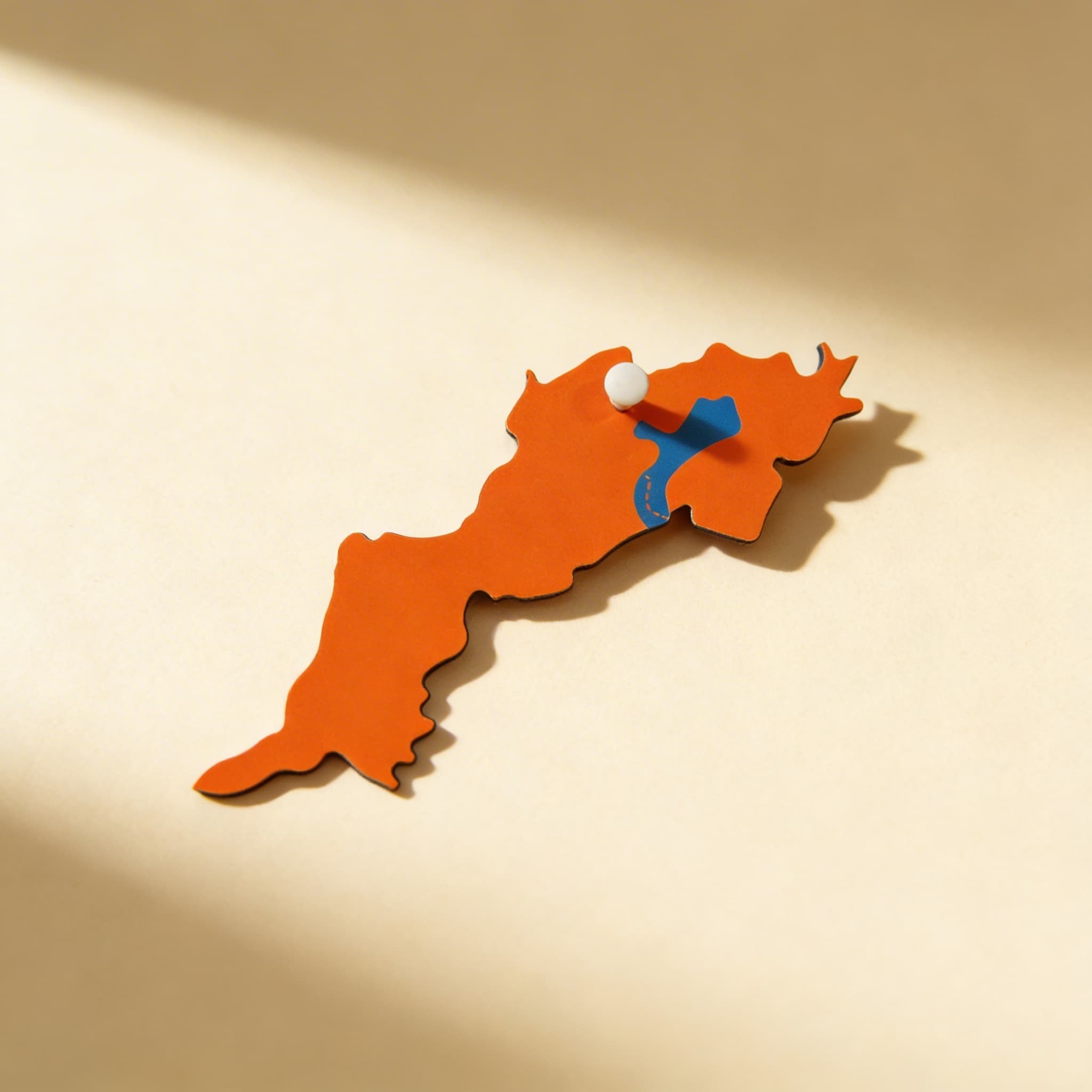 Puzzleteil Österreich: Burgenland — Seitenansicht