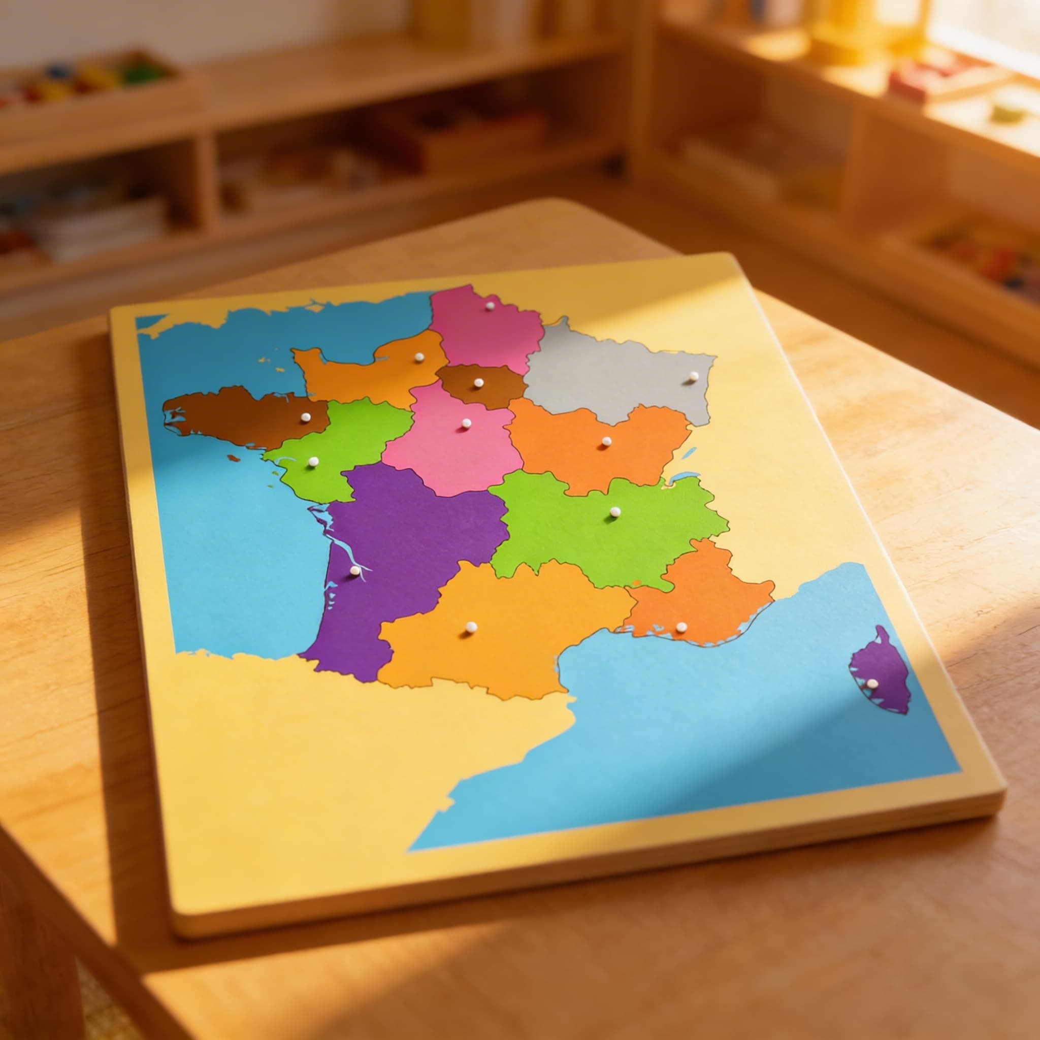 Puzzlekarte: Frankreich — Ansicht 4