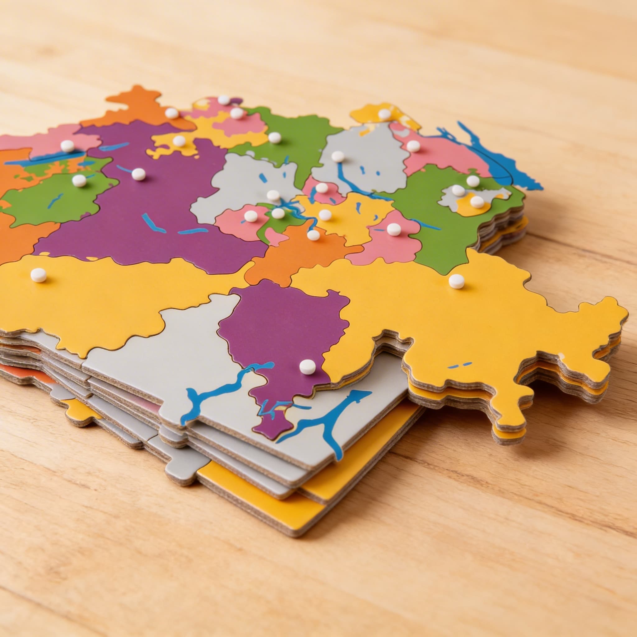 Puzzlekarte: Schweiz — Ansicht 2