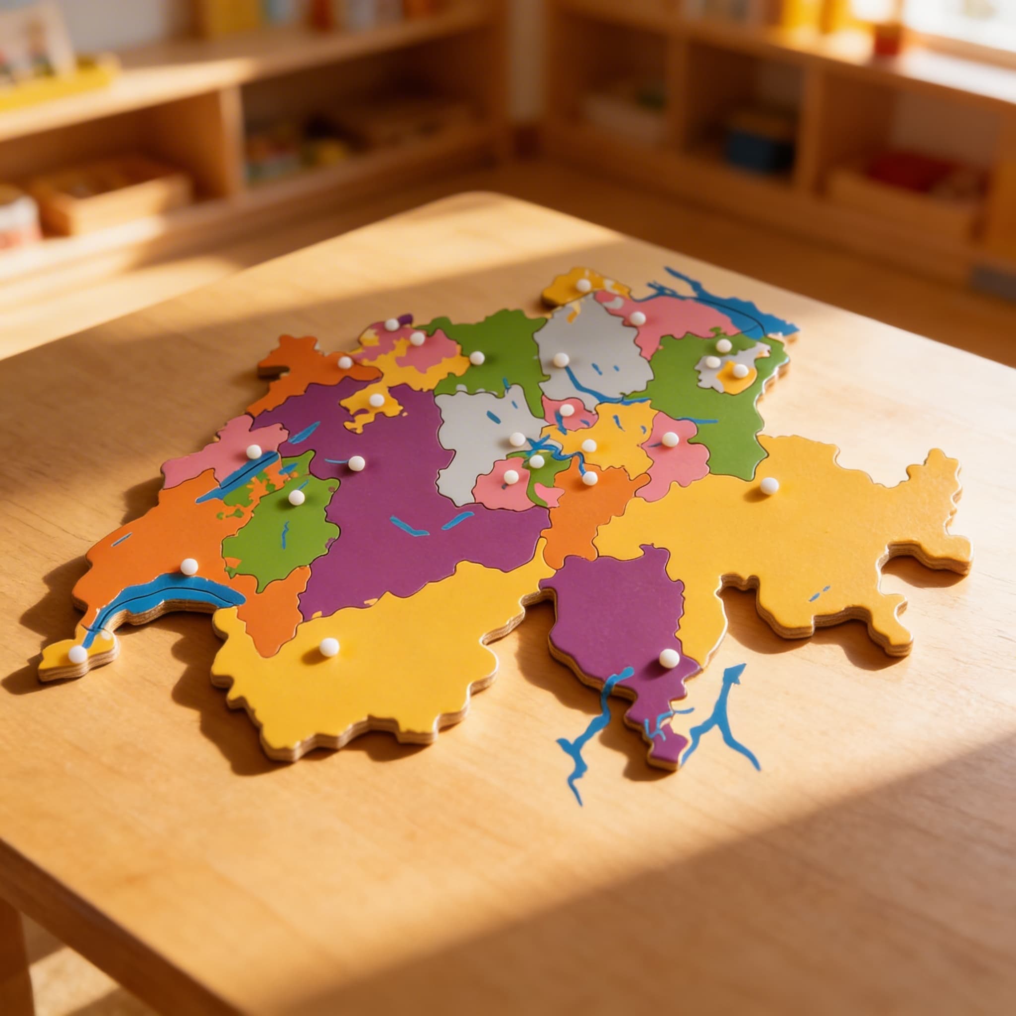 Puzzlekarte: Schweiz — Ansicht 4