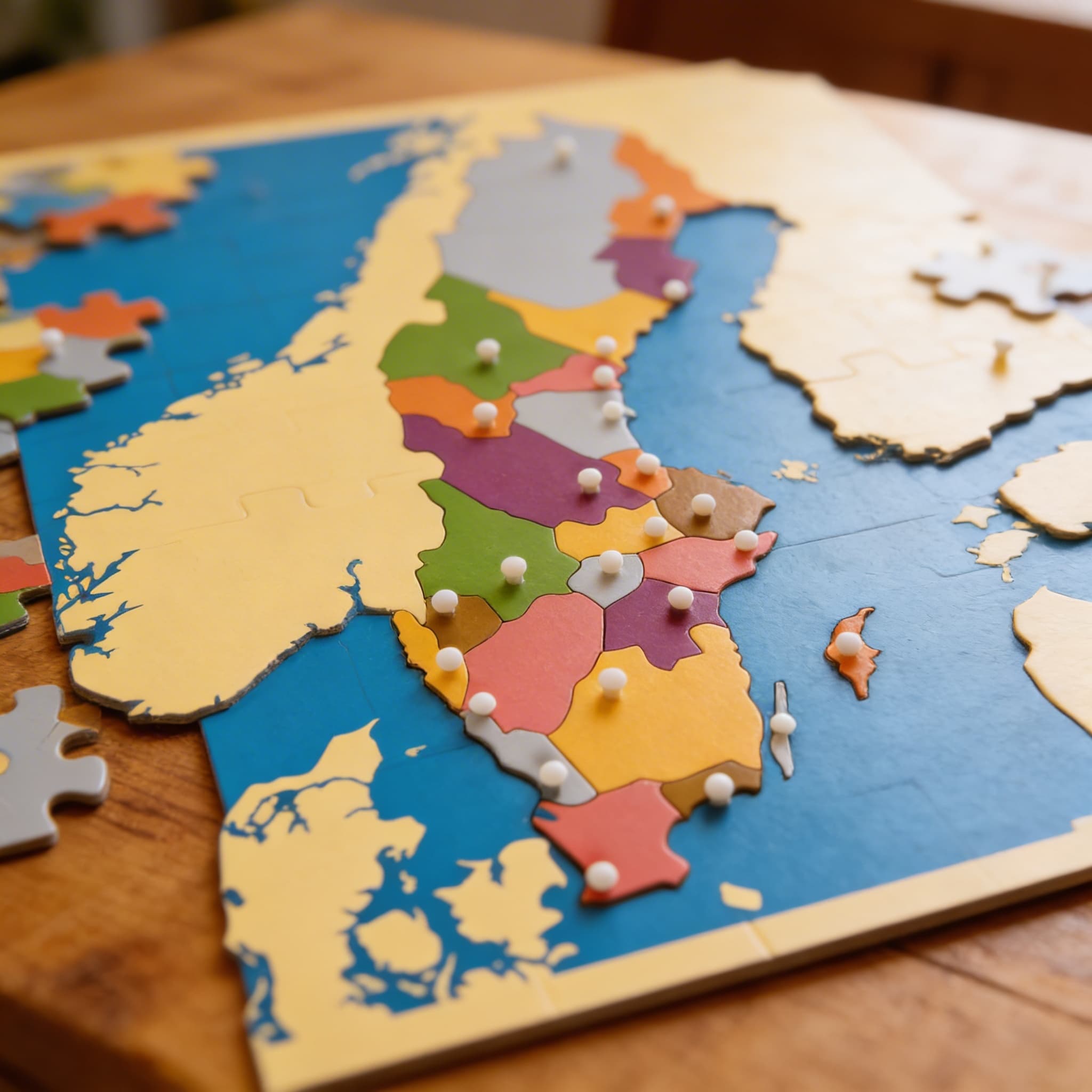 Puzzlekarte: Schweden — Ansicht 3