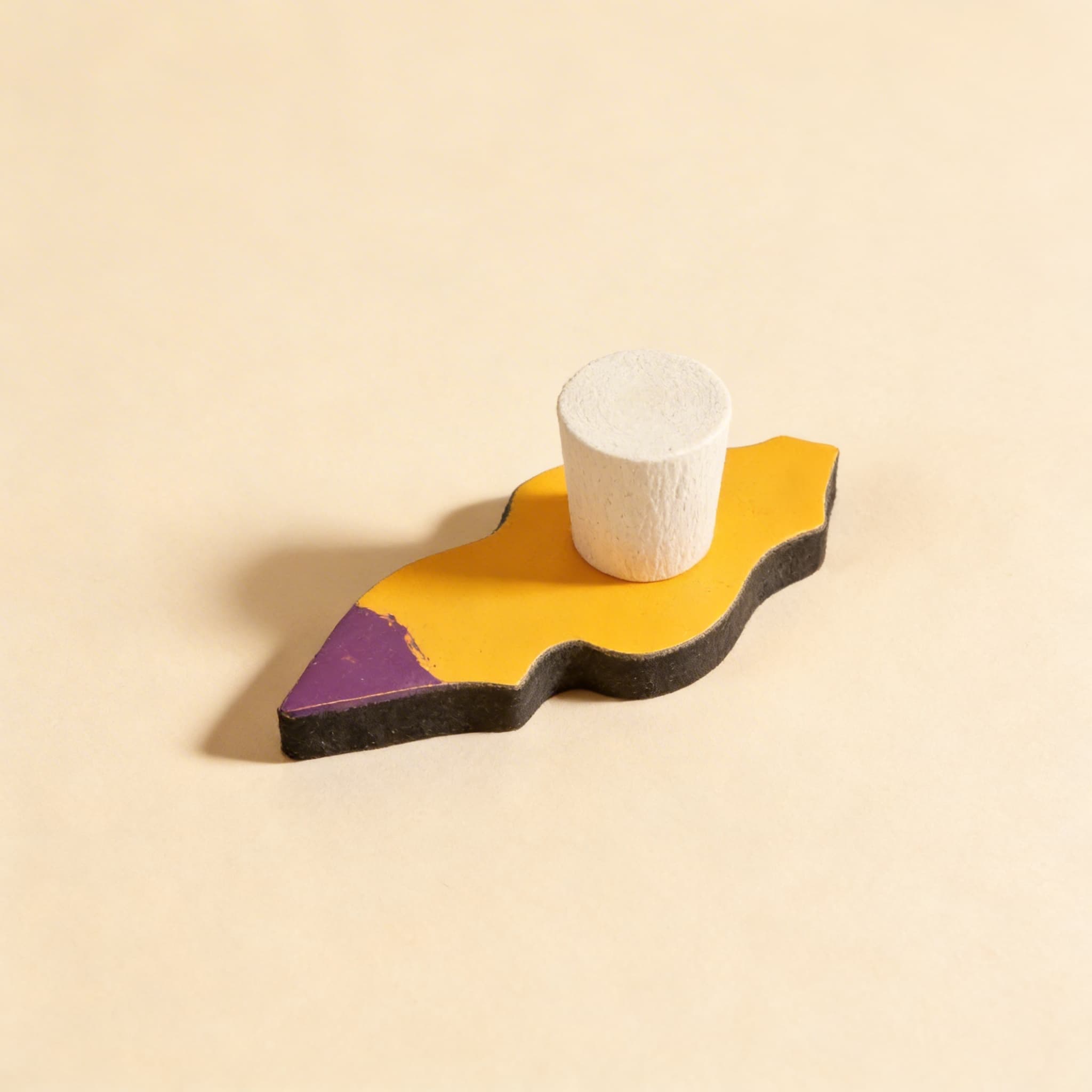 Puzzleteil Europa: Belgien / Luxemburg — Seitenansicht