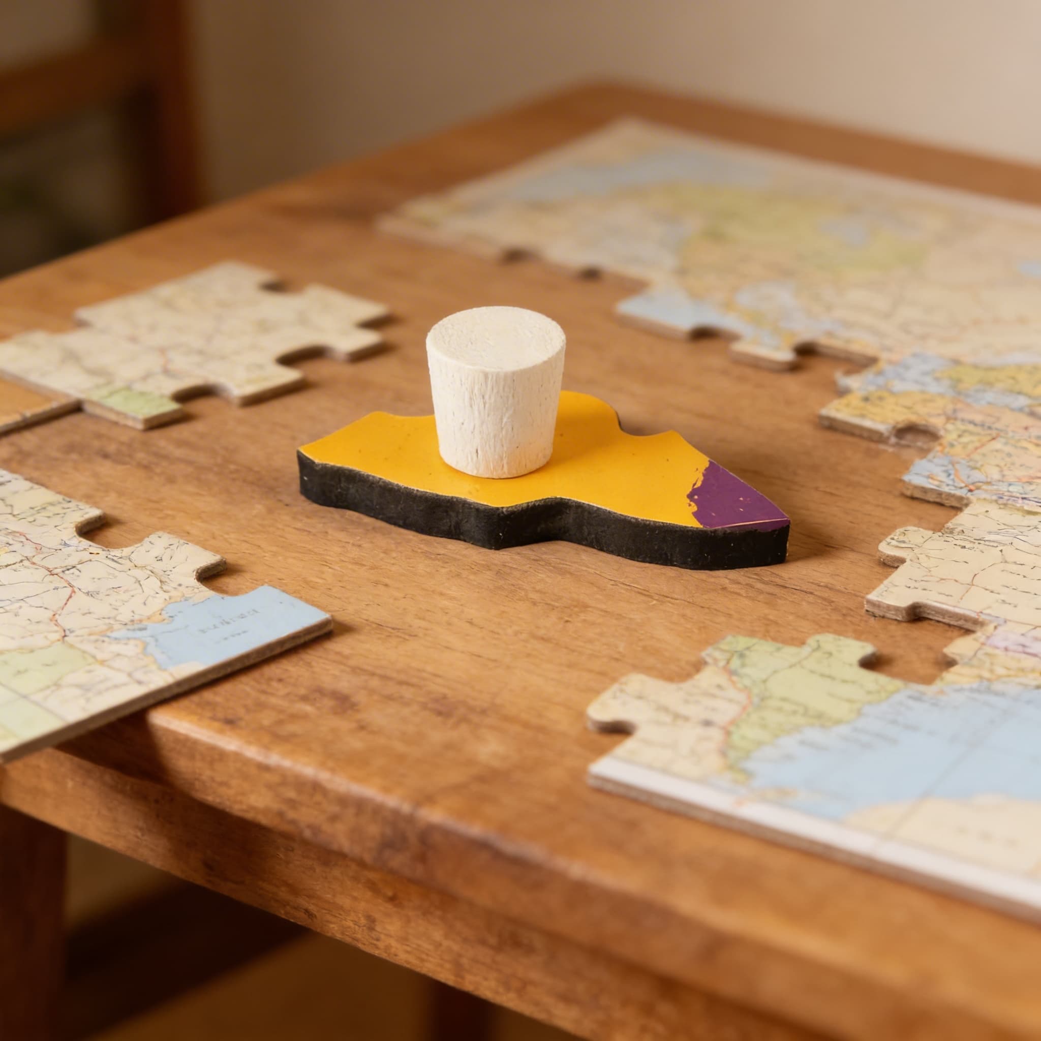 Puzzleteil Europa: Belgien / Luxemburg — Detailansicht