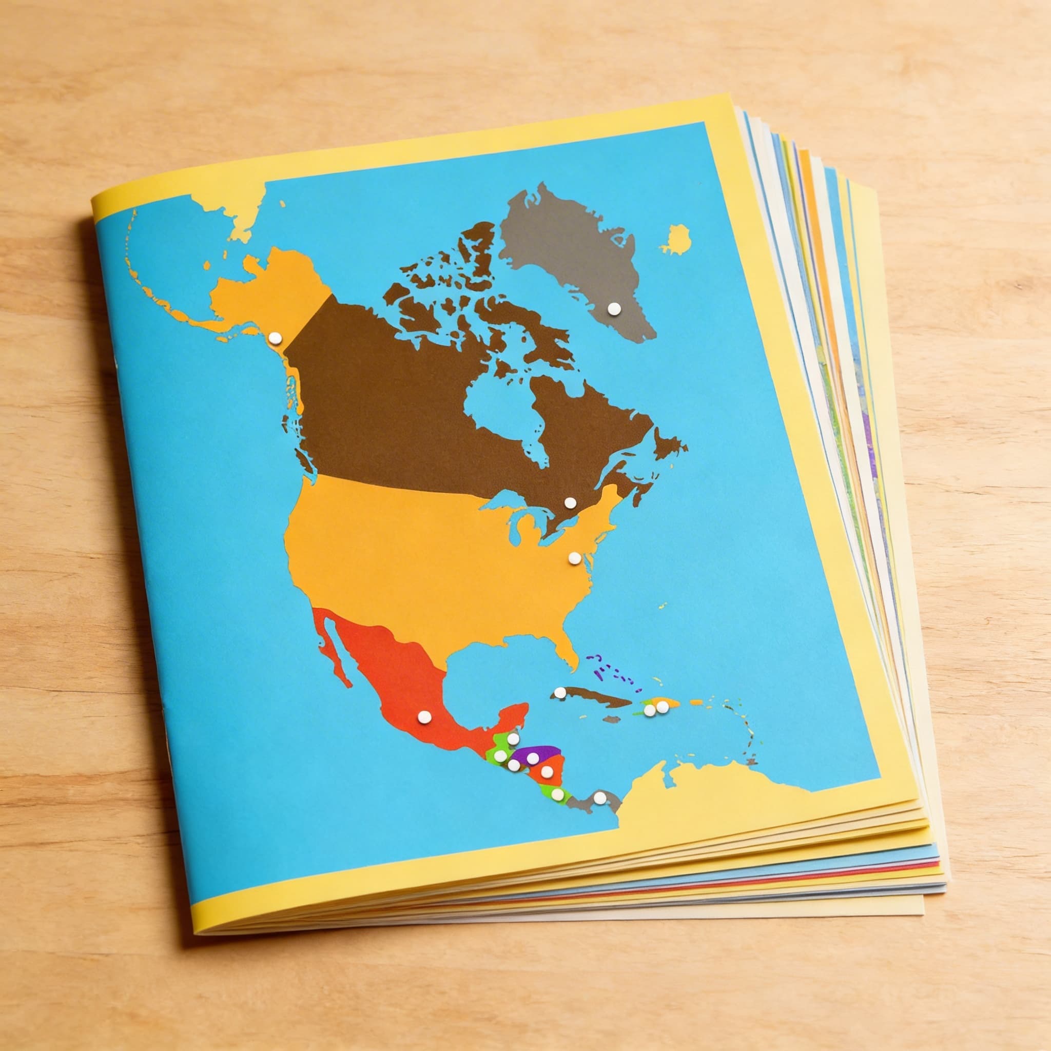 Puzzlekarte: Nordamerika — Ansicht 2