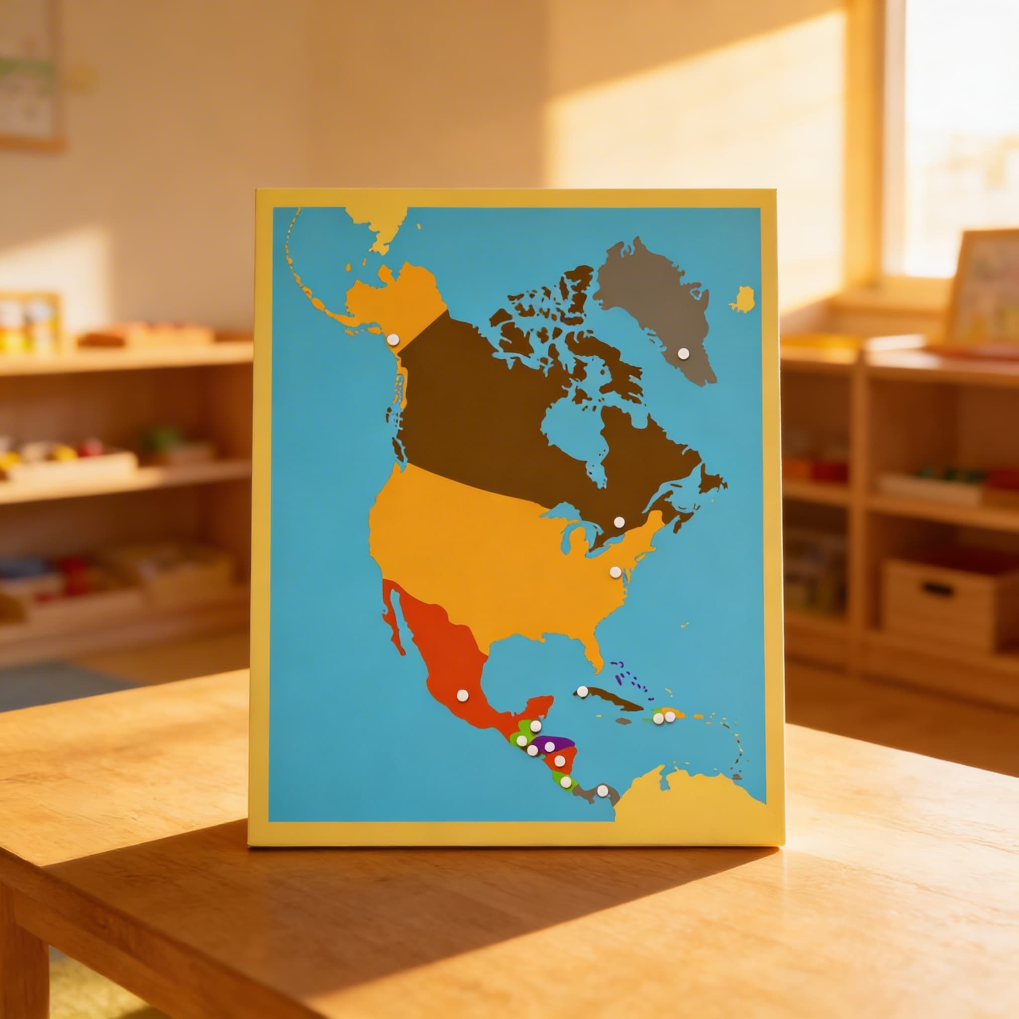 Puzzlekarte: Nordamerika — Ansicht 4