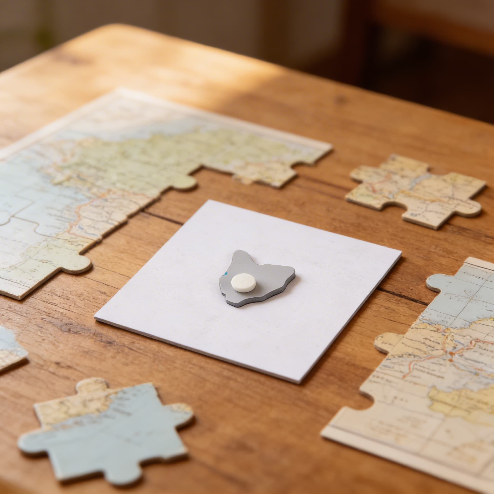 Puzzleteil Asien: Georgien / Armenien / Aserbaidschan — Ansicht 3