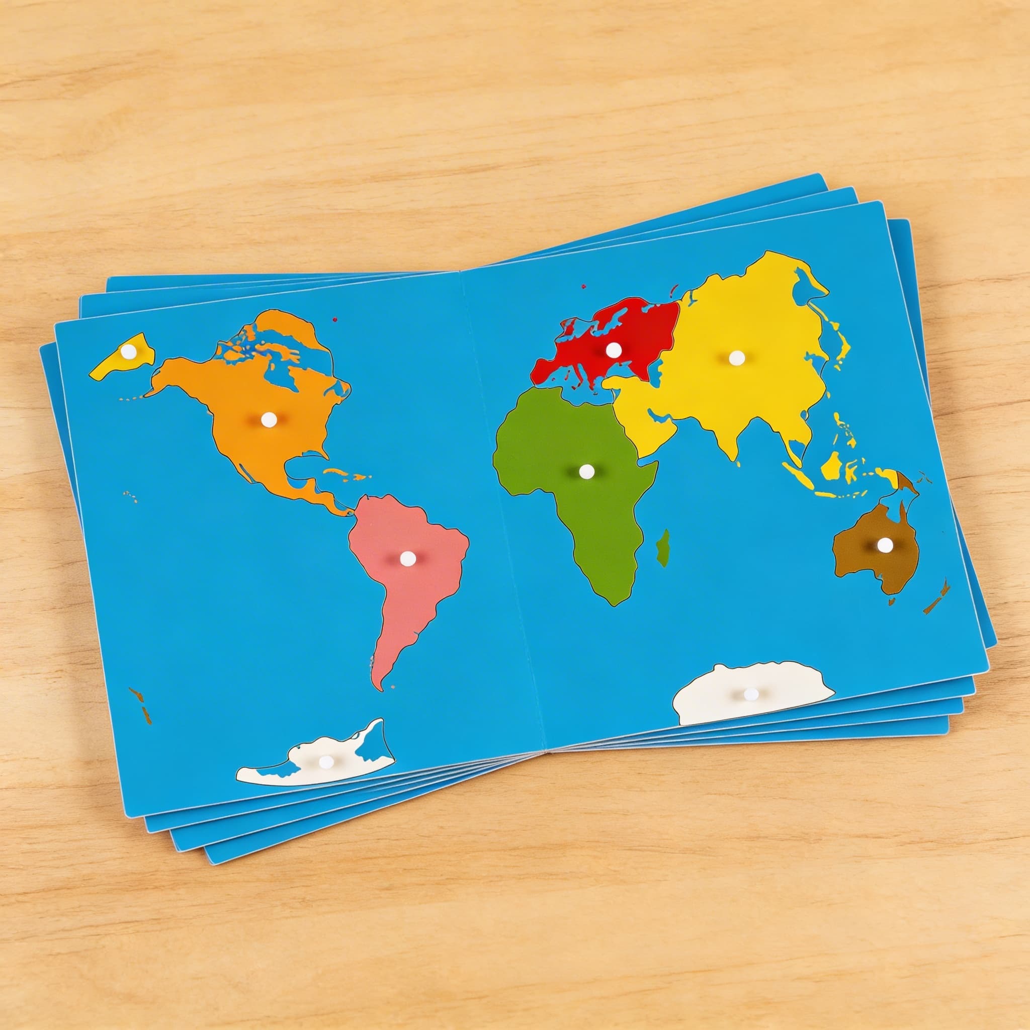 Puzzlekarte: Weltkarte — Ansicht 2