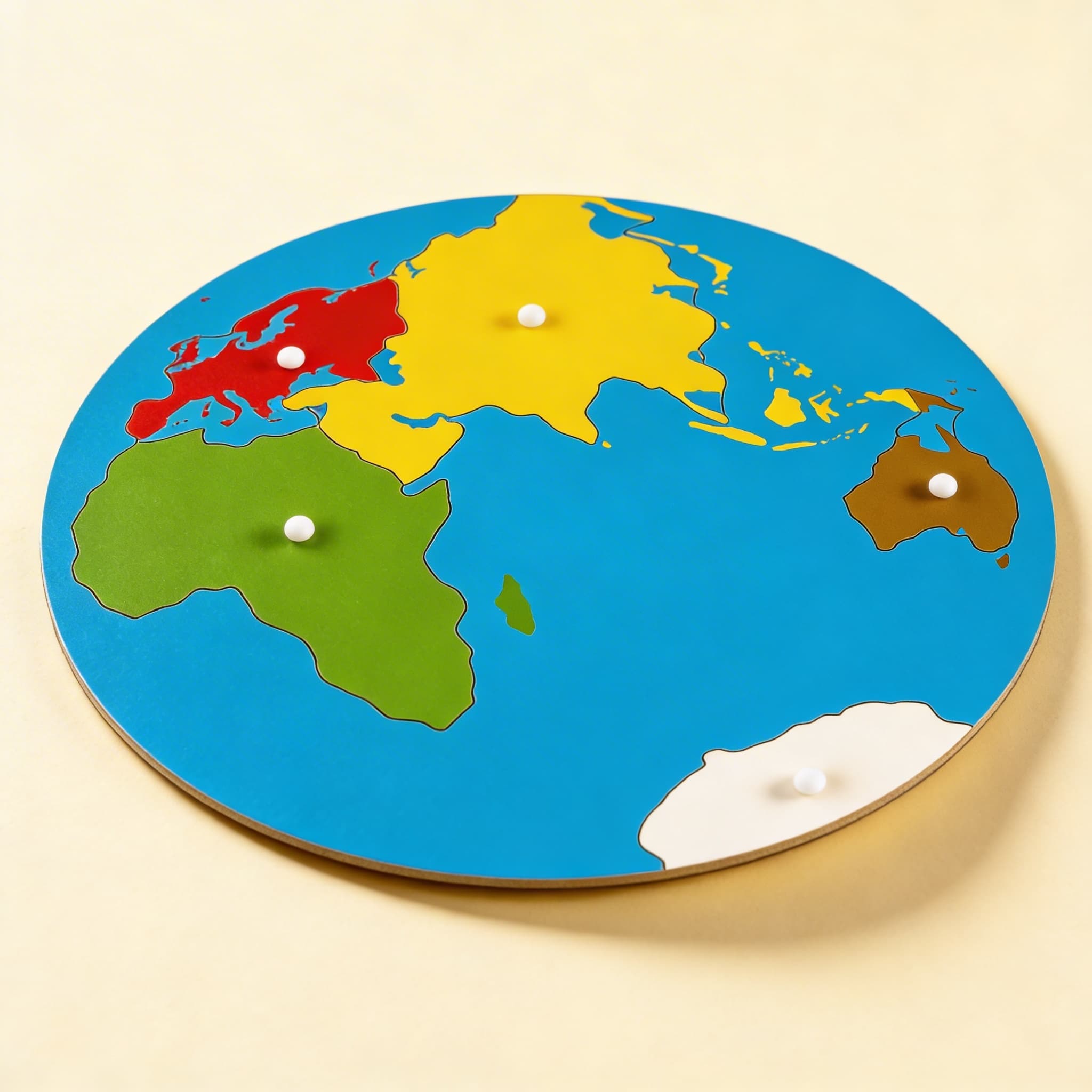 Puzzlekarte: Weltkarte