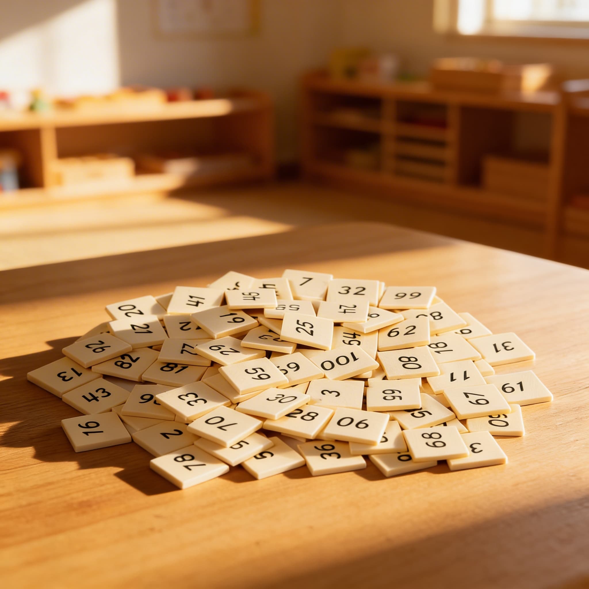 Stovková tabule: pouze dlaždice — Při použití