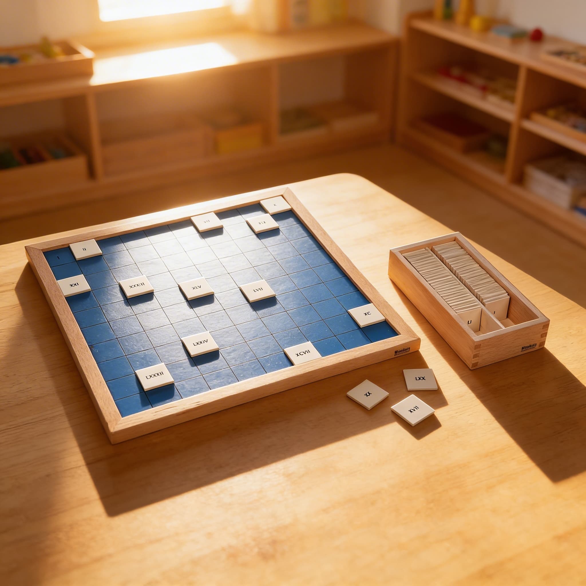 Stovková tabule s římskými číslicemi — Při použití