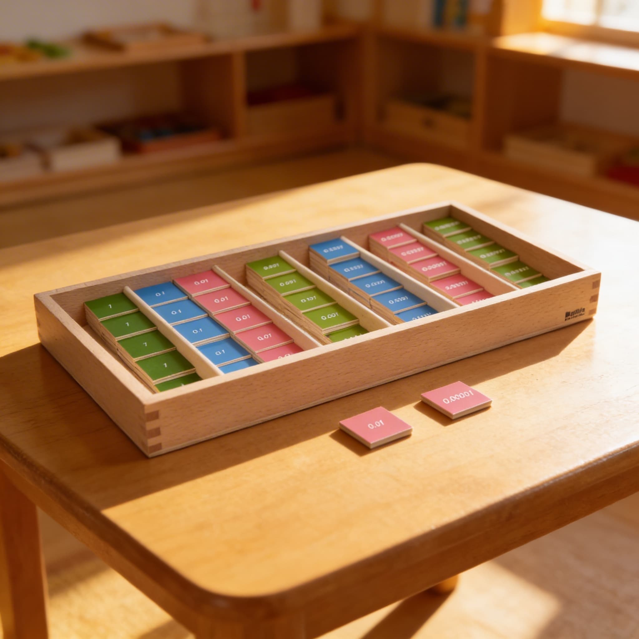 Desítková známková hra — Při použití