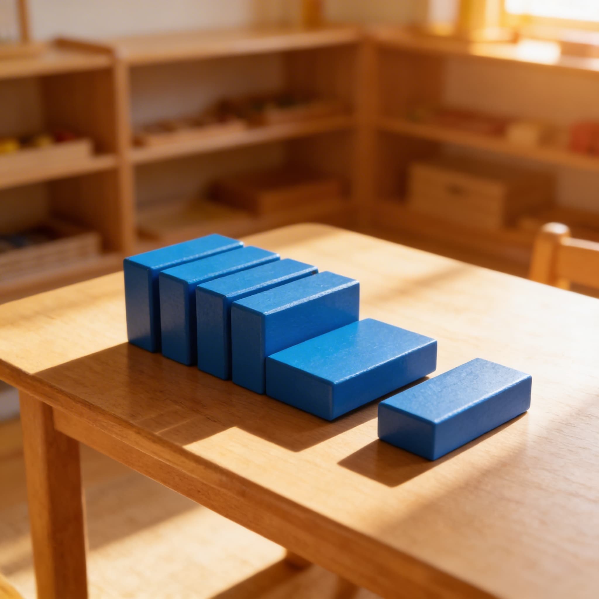 Quadratbasiertes Prisma — Geometrischer Körper zur Raumerkundung — Im Einsatz