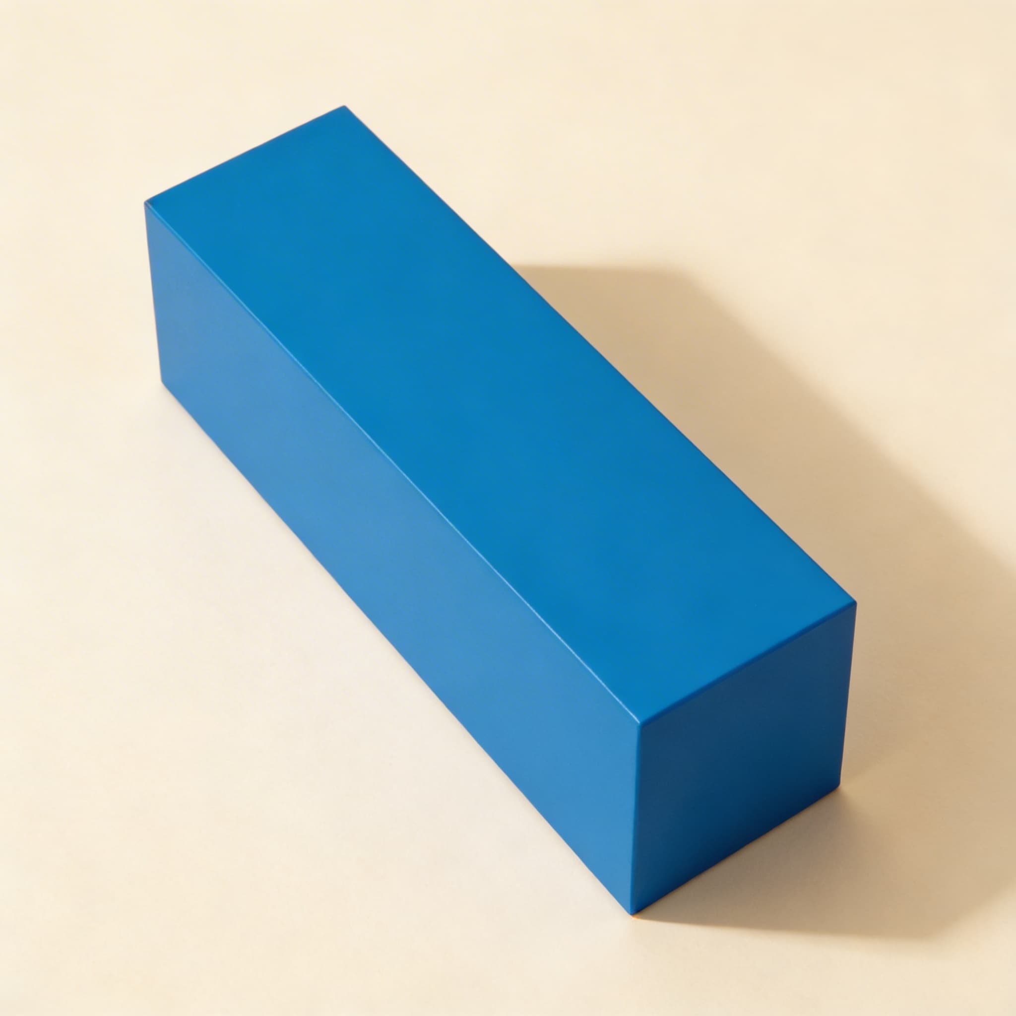 Rhombisches Prisma — Komplexe 3D-Geometrische Form — Seitenansicht