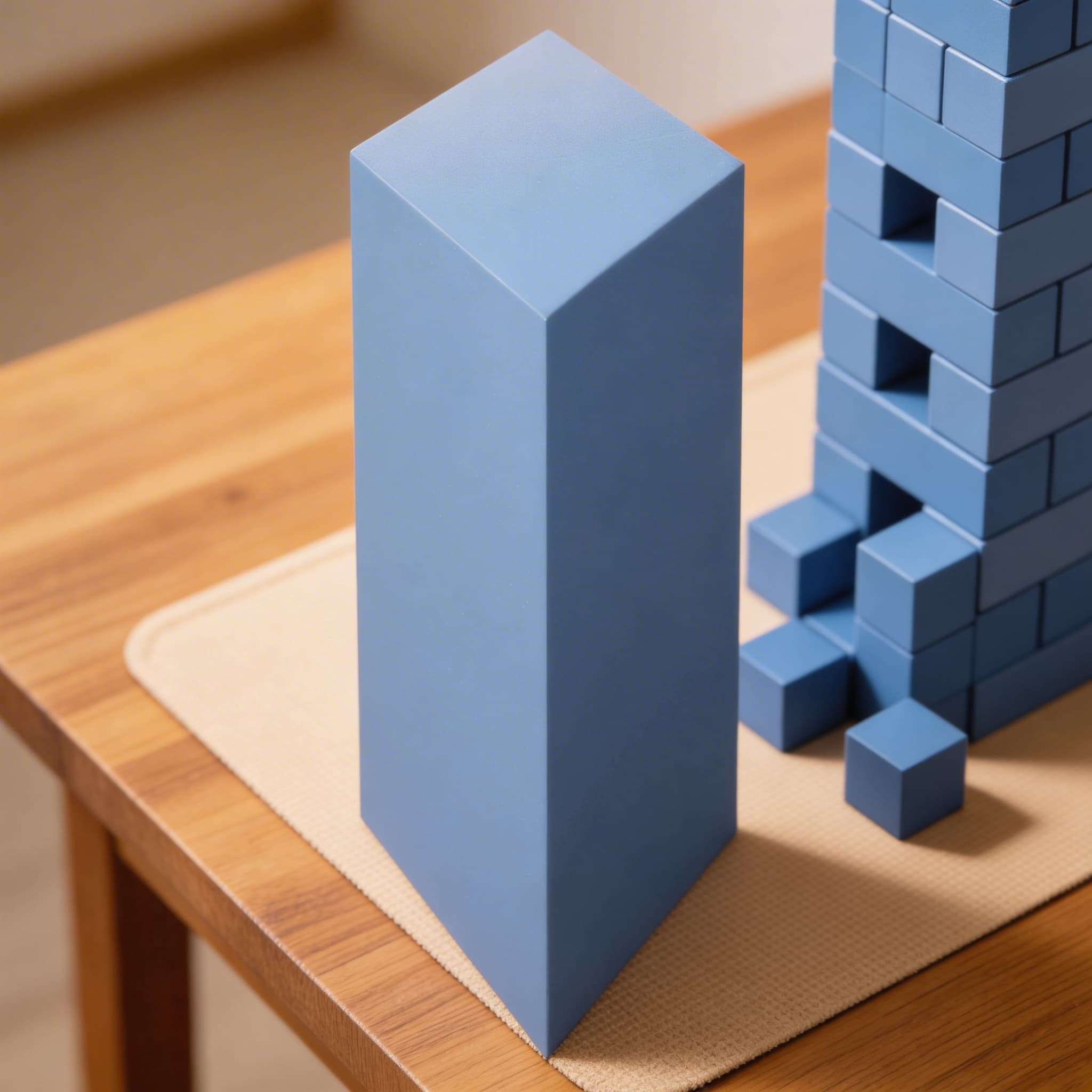 Rhombisches Prisma — Komplexe 3D-Geometrische Form — Detailansicht