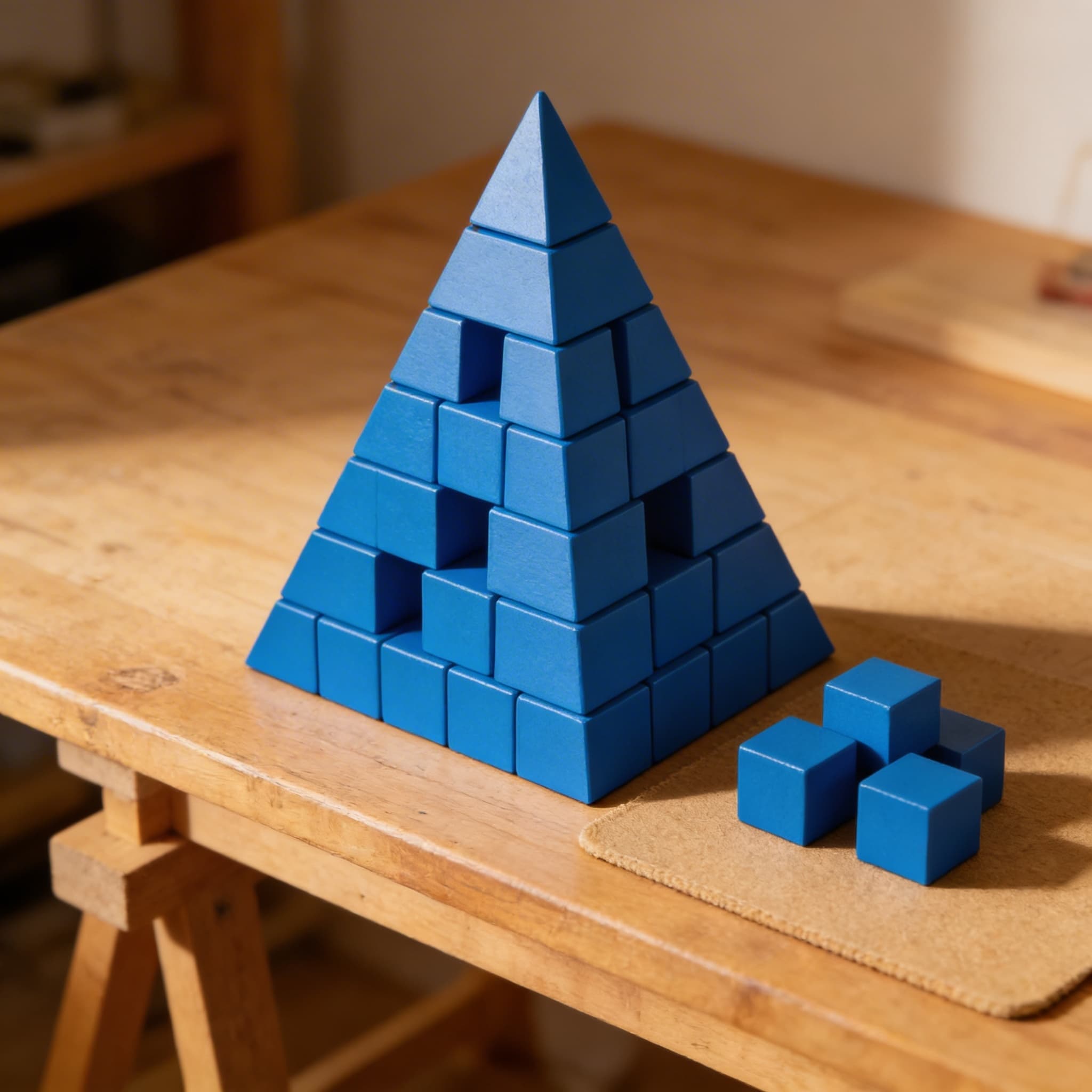 Dreiecksige Prismen — 2 Identische Geometrische Körper — Detailansicht