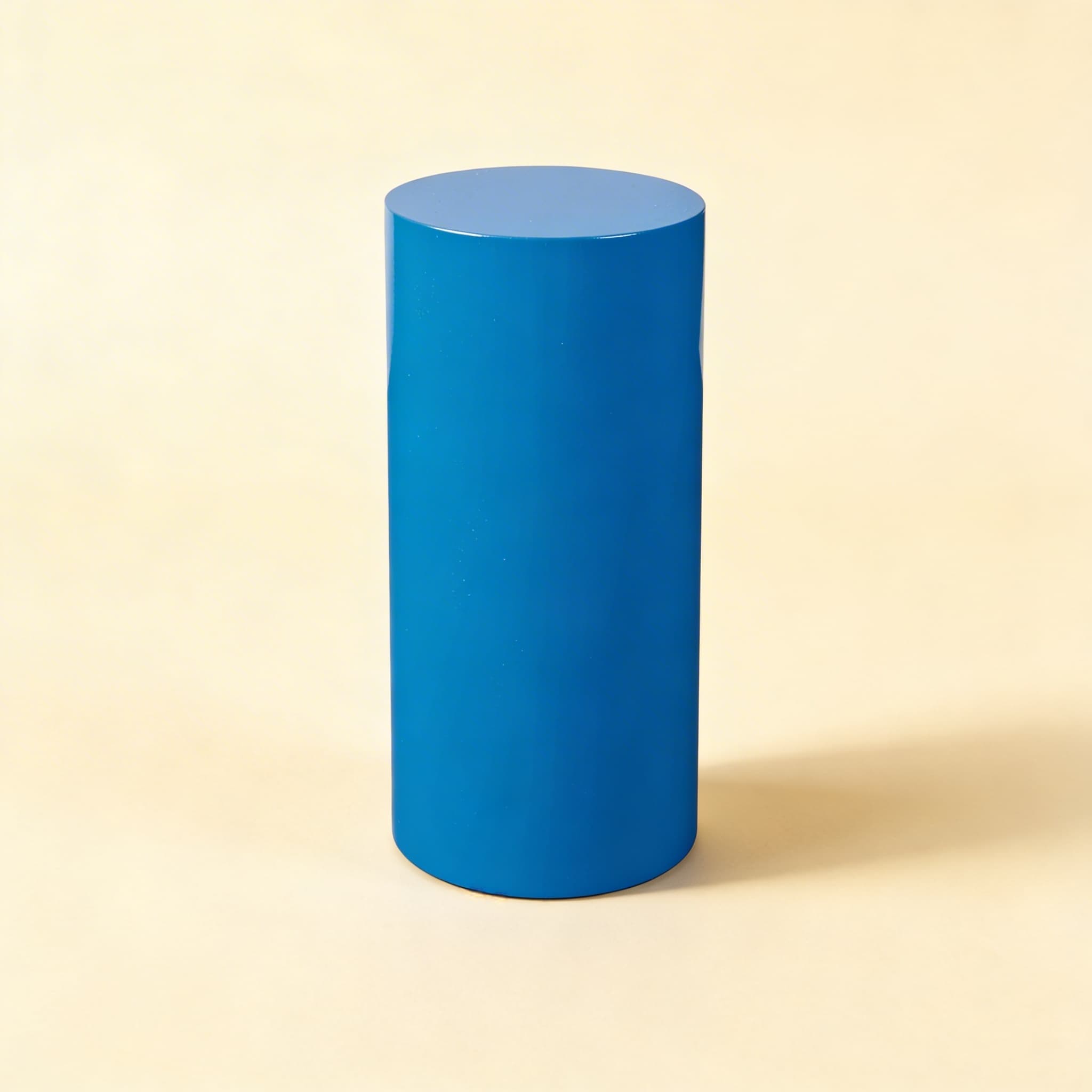 Blauer Zylinder — großer geometrischer Körper zum taktilen Lernen — Katalogansicht