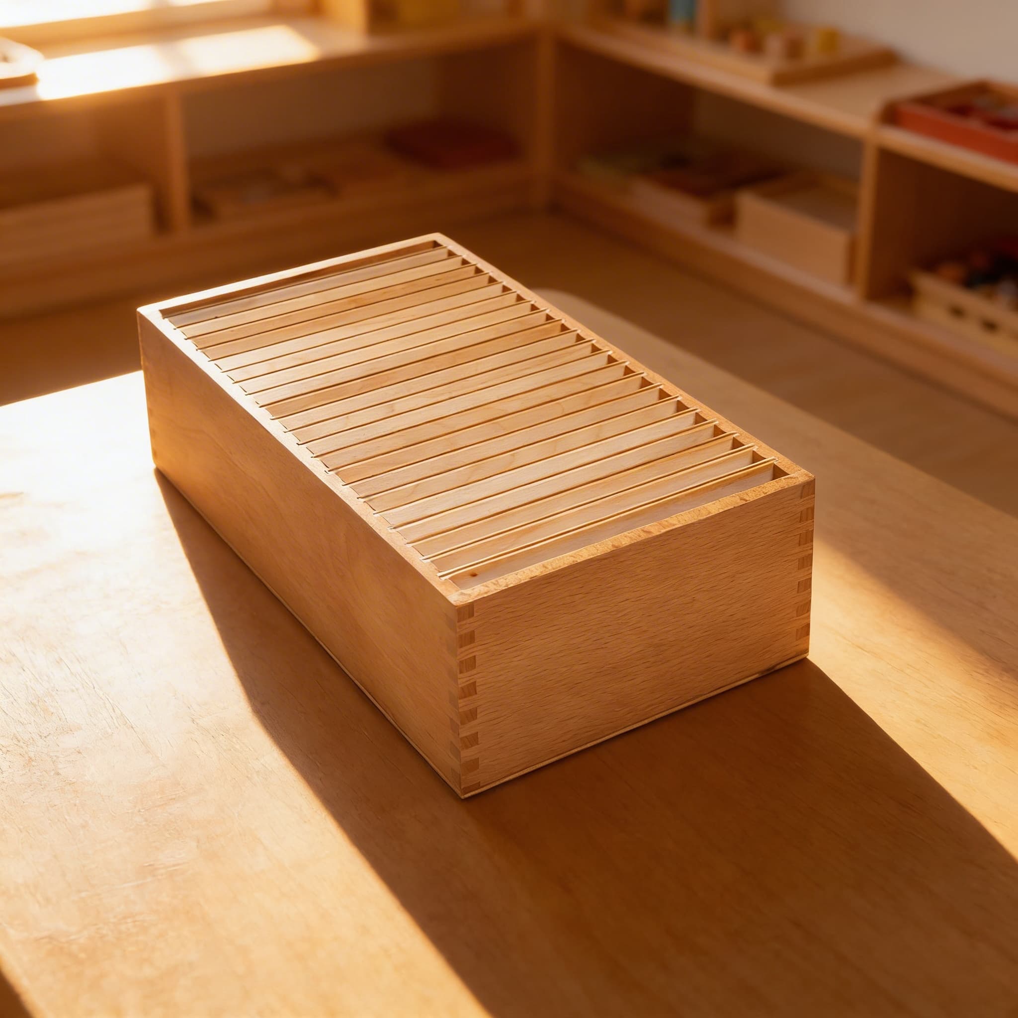 Botanikkarten Box — Aufbewahrung für zweites Klassifikationsset — Im Einsatz