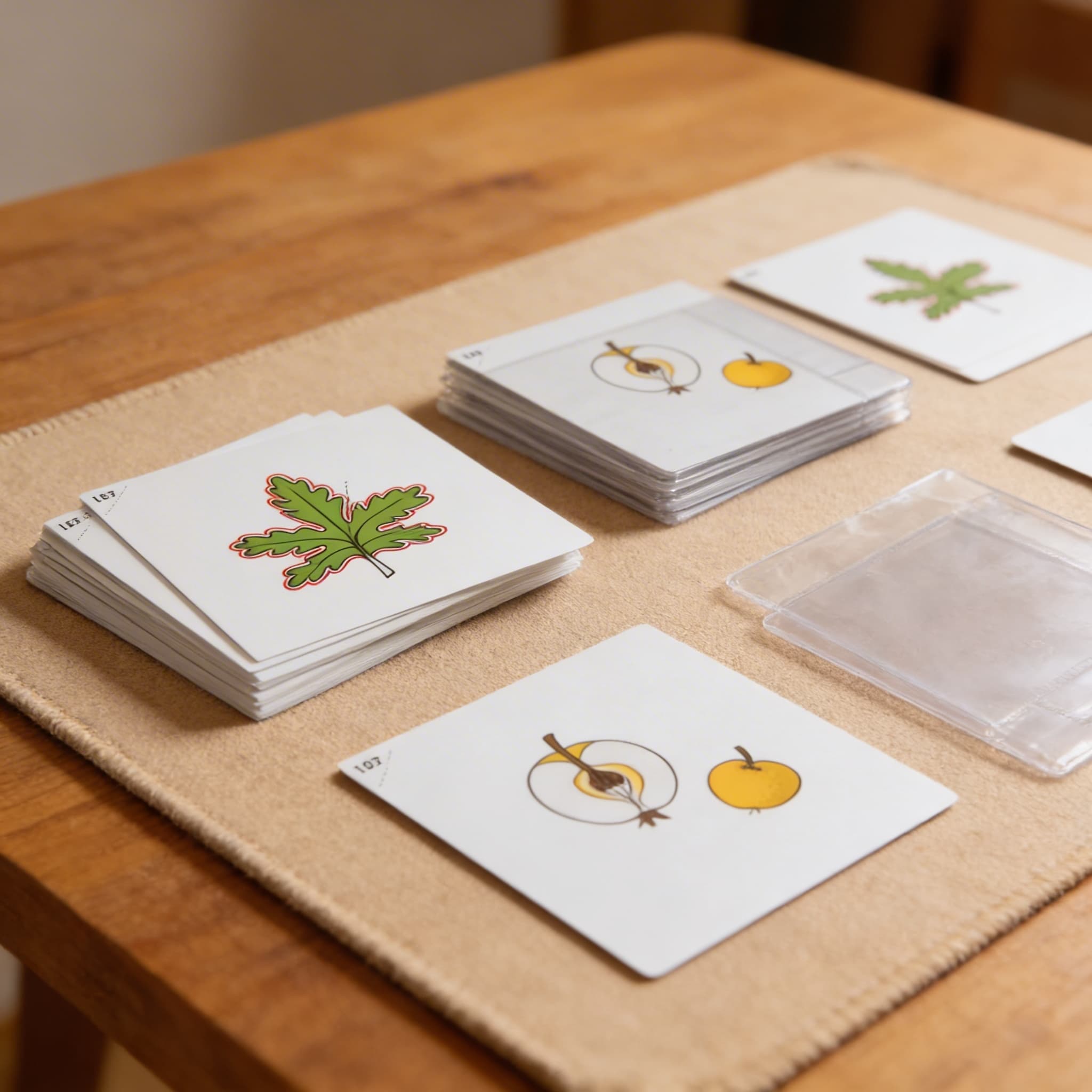 Botanik-Karten Set 3 — Erweiterte Pflanzenstudien — Detailansicht