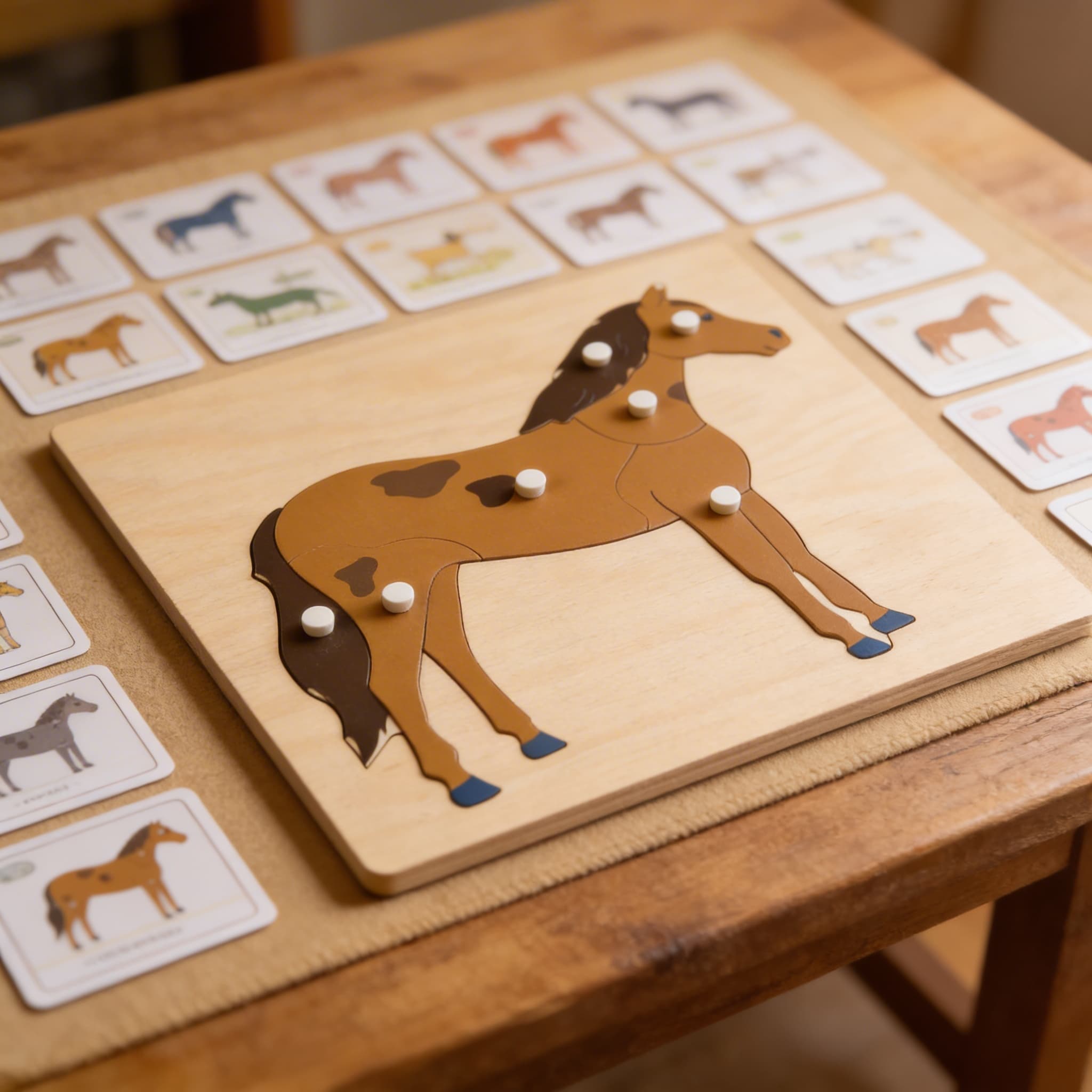 Tierpuzzle: Pferd — Ansicht 3