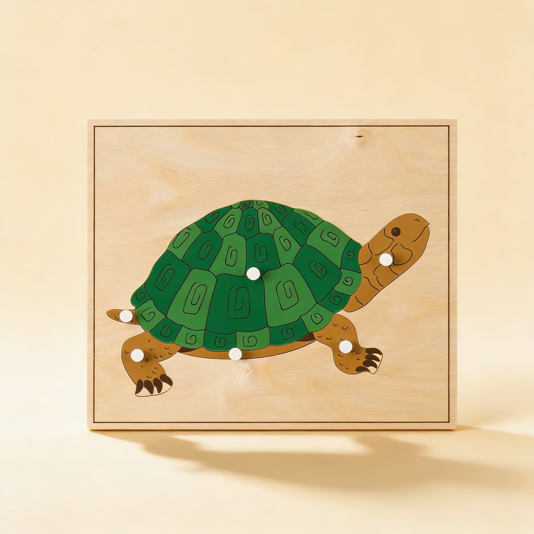 Tierpuzzle: Schildkröte