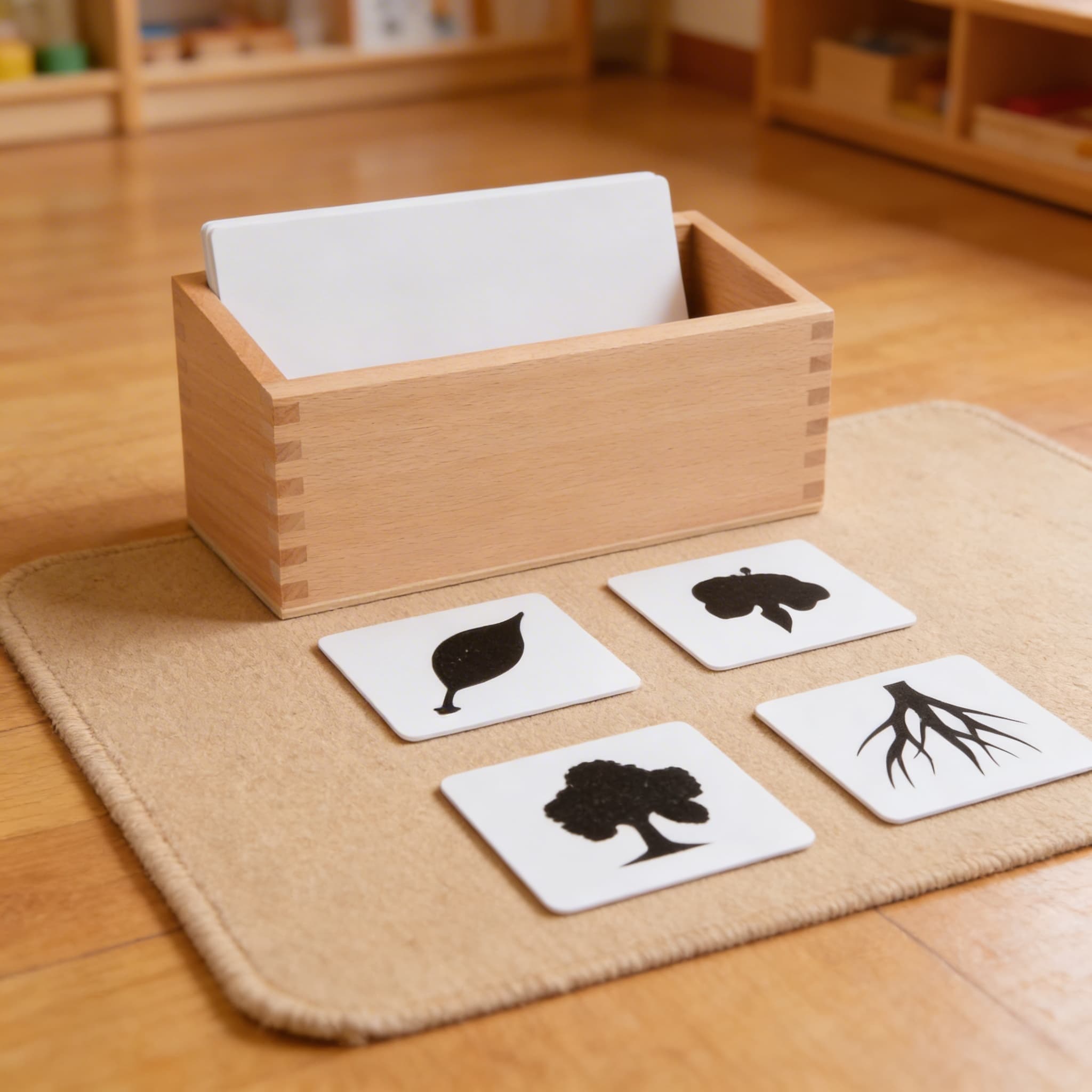 Botanik-Puzzle Kopiervorlagen-Box — Schablonen für Kabinett-Erweiterungen — Detailansicht