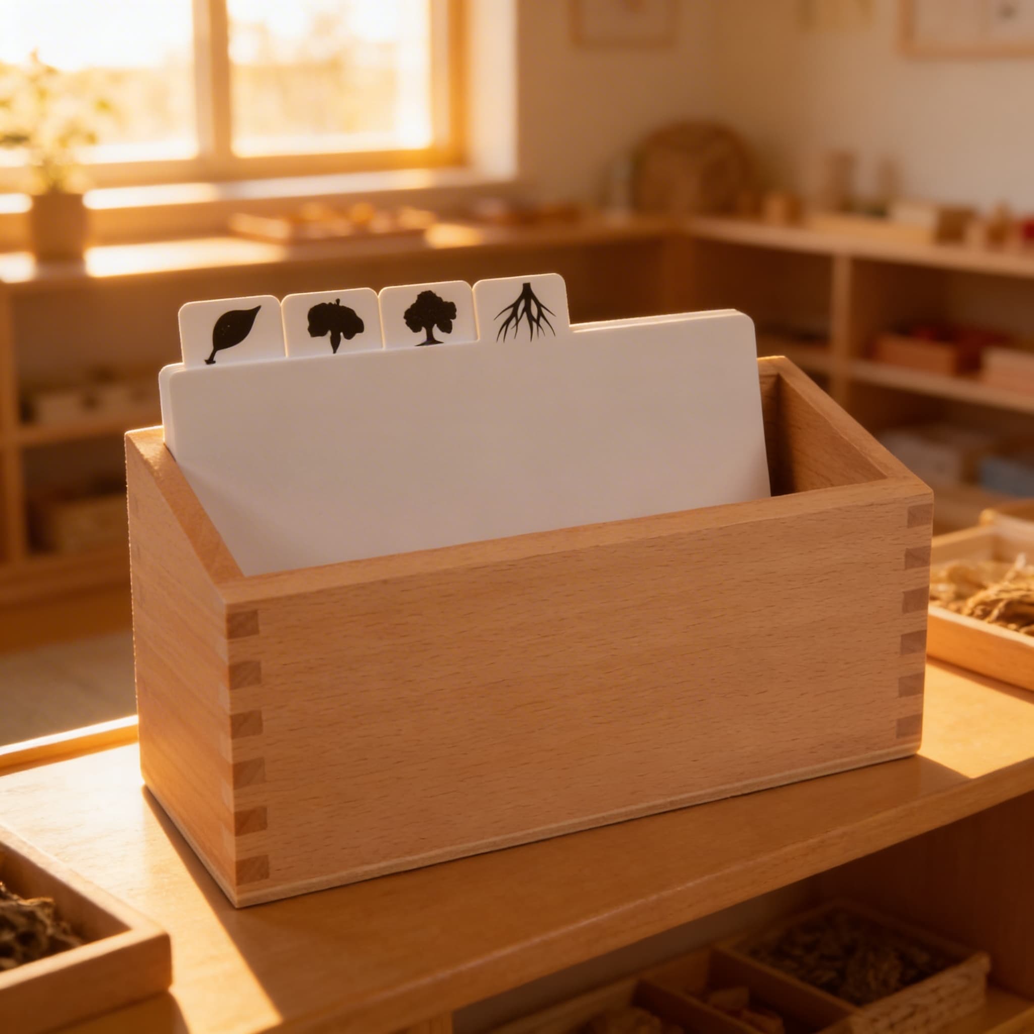 Botanik-Puzzle Kopiervorlagen-Box — Schablonen für Kabinett-Erweiterungen — Im Einsatz