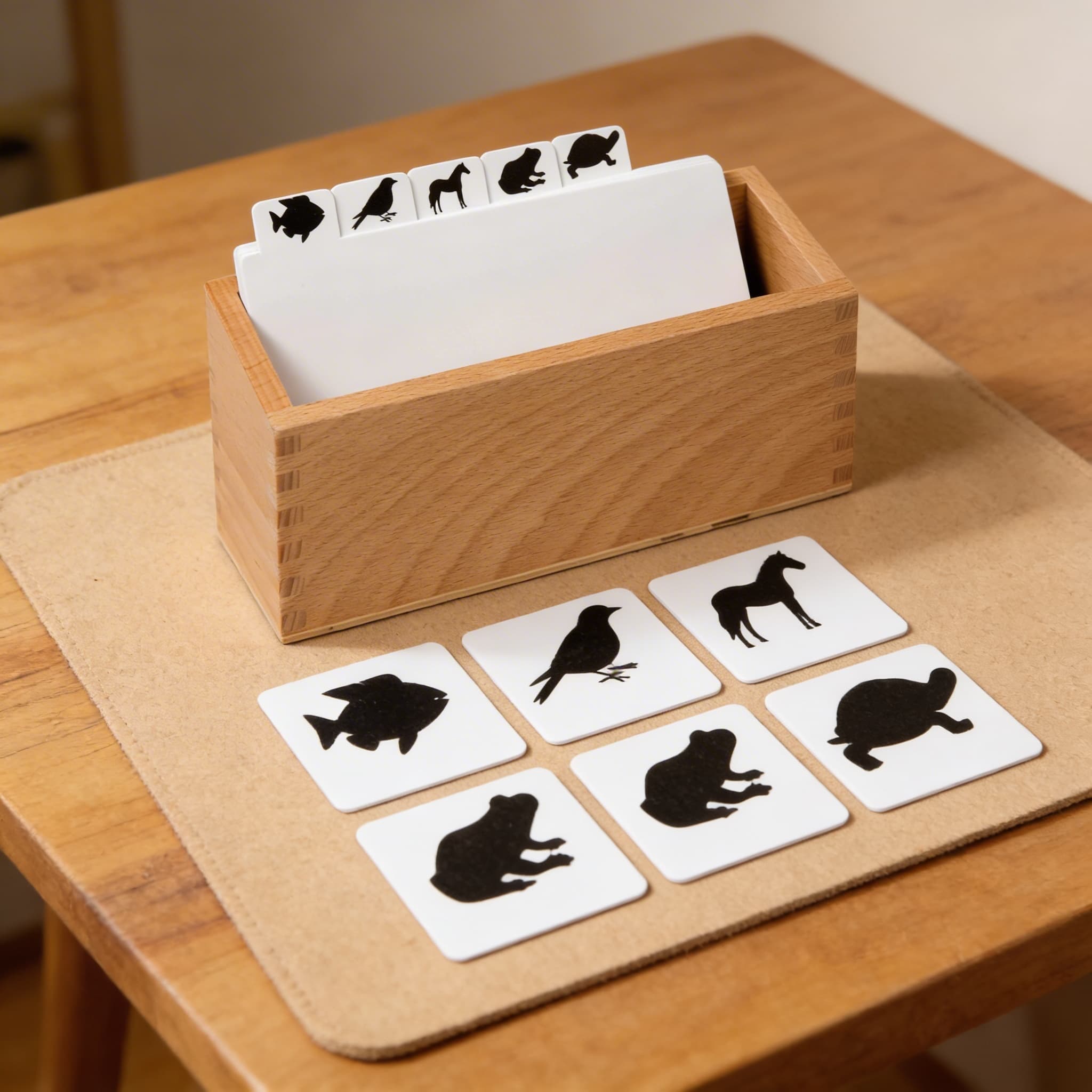 Tierpuzzle Kopiervorlagen-Box — Schablonen für Erweiterungen — Detailansicht