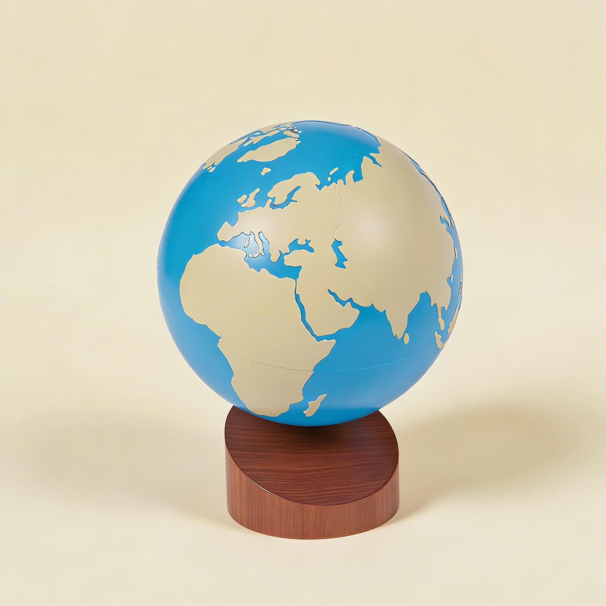 Globe Of Land And Water: Painted