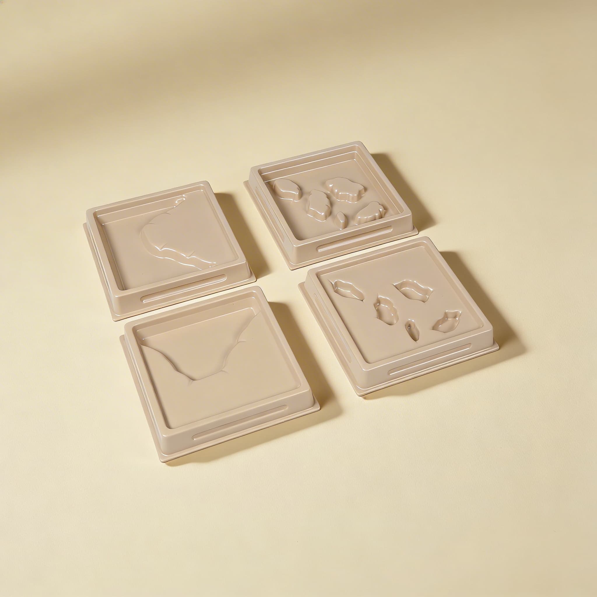 Land- und Wasserformschalen: Set 2