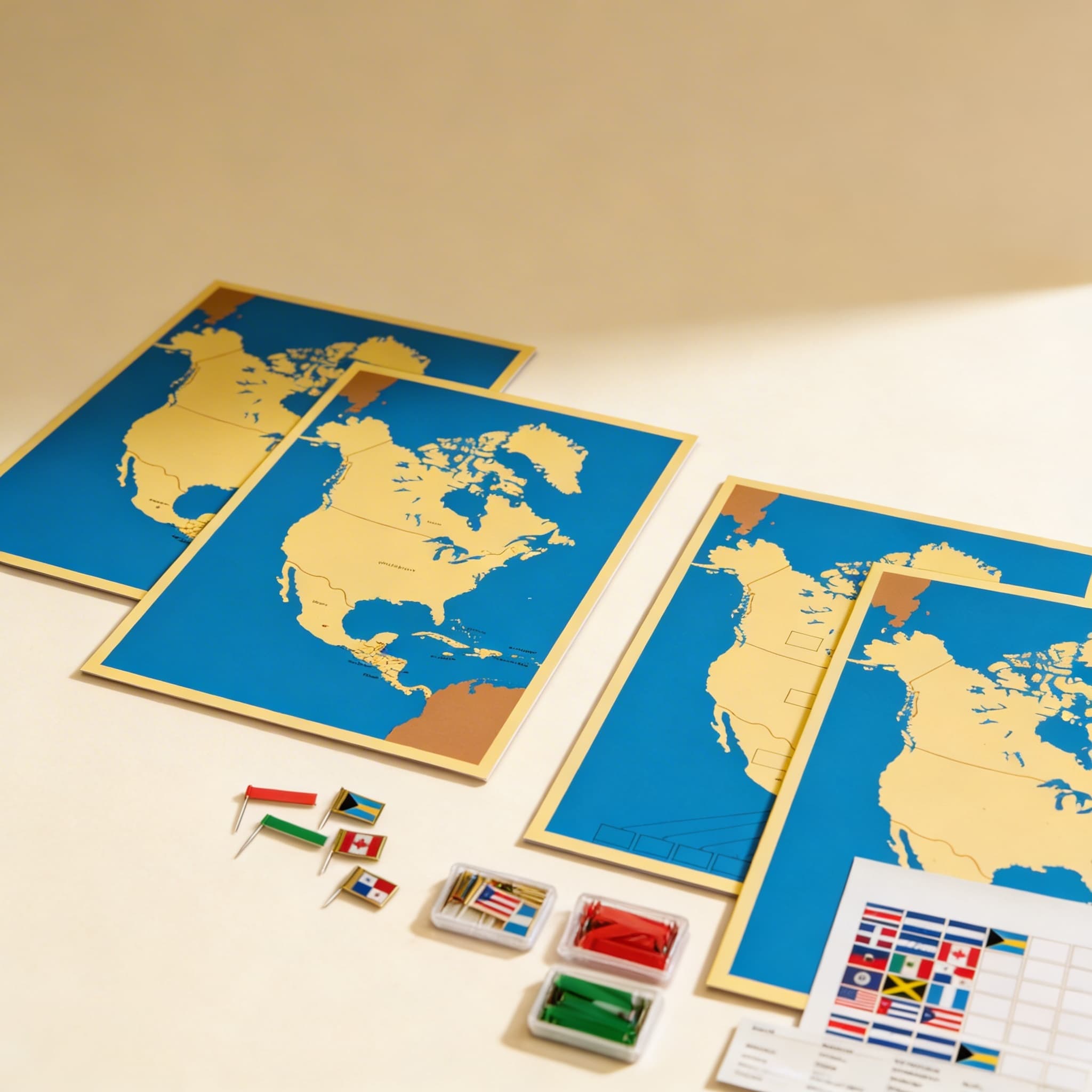 Vier Karten von Nordamerika — Ansicht 2