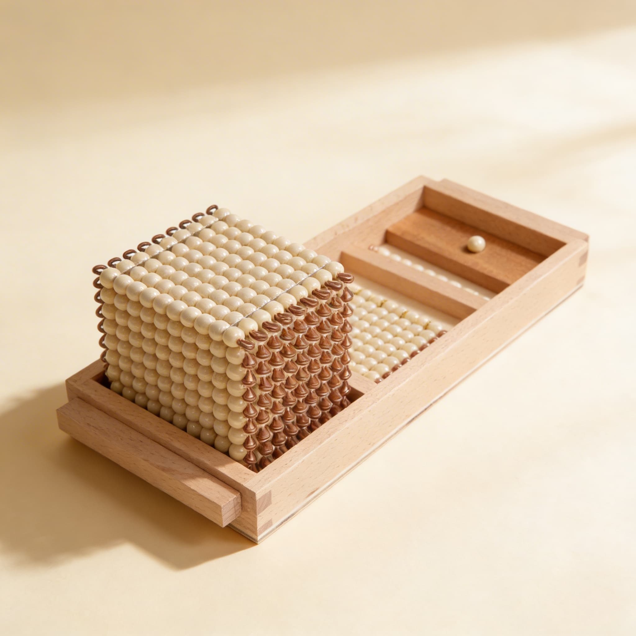 Einführung in die Dezimalmenge: Einzelperlen Glas — Ansicht 2