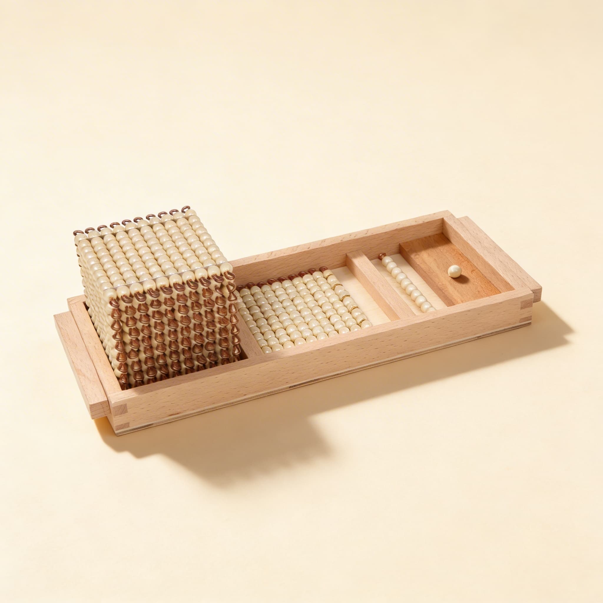 Einführung in die Dezimalmenge: Einzelperlen Glas