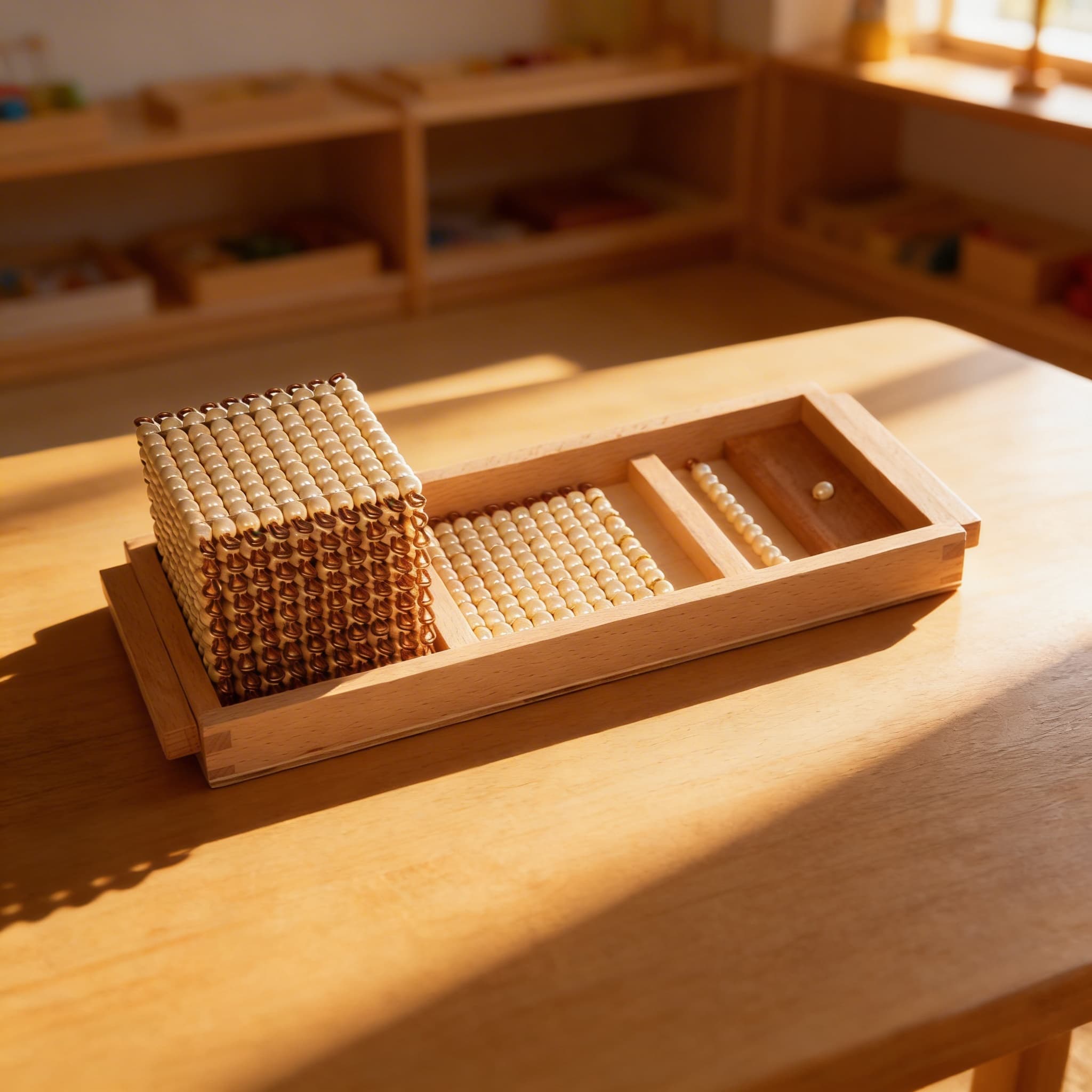 Einführung in die Dezimalmenge: Einzelperlen Glas — Ansicht 4