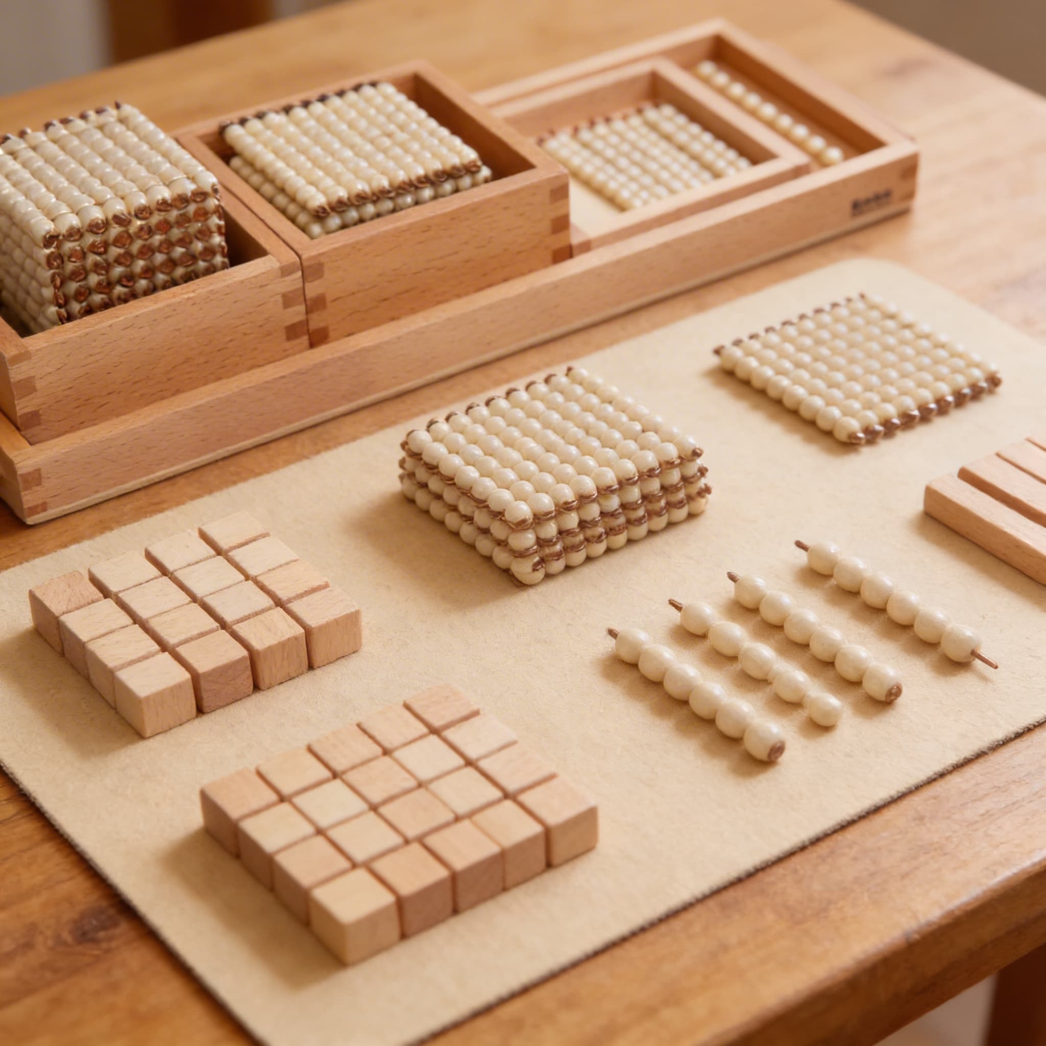 Einführung in das Dezimalsystem: Einzelperlen Glas — Ansicht 3