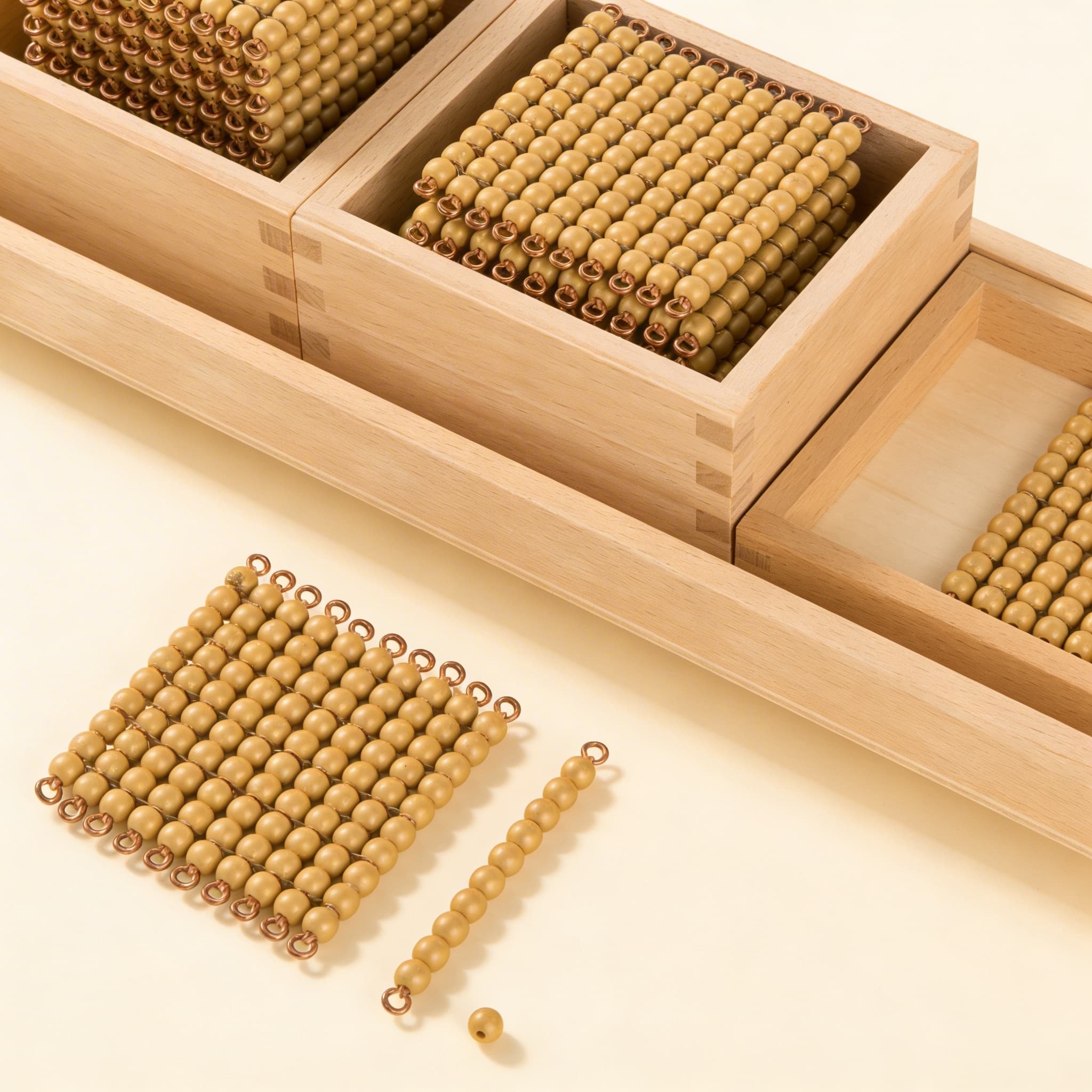 Einführung in das Dezimalsystem: Einzelperlen Nylon