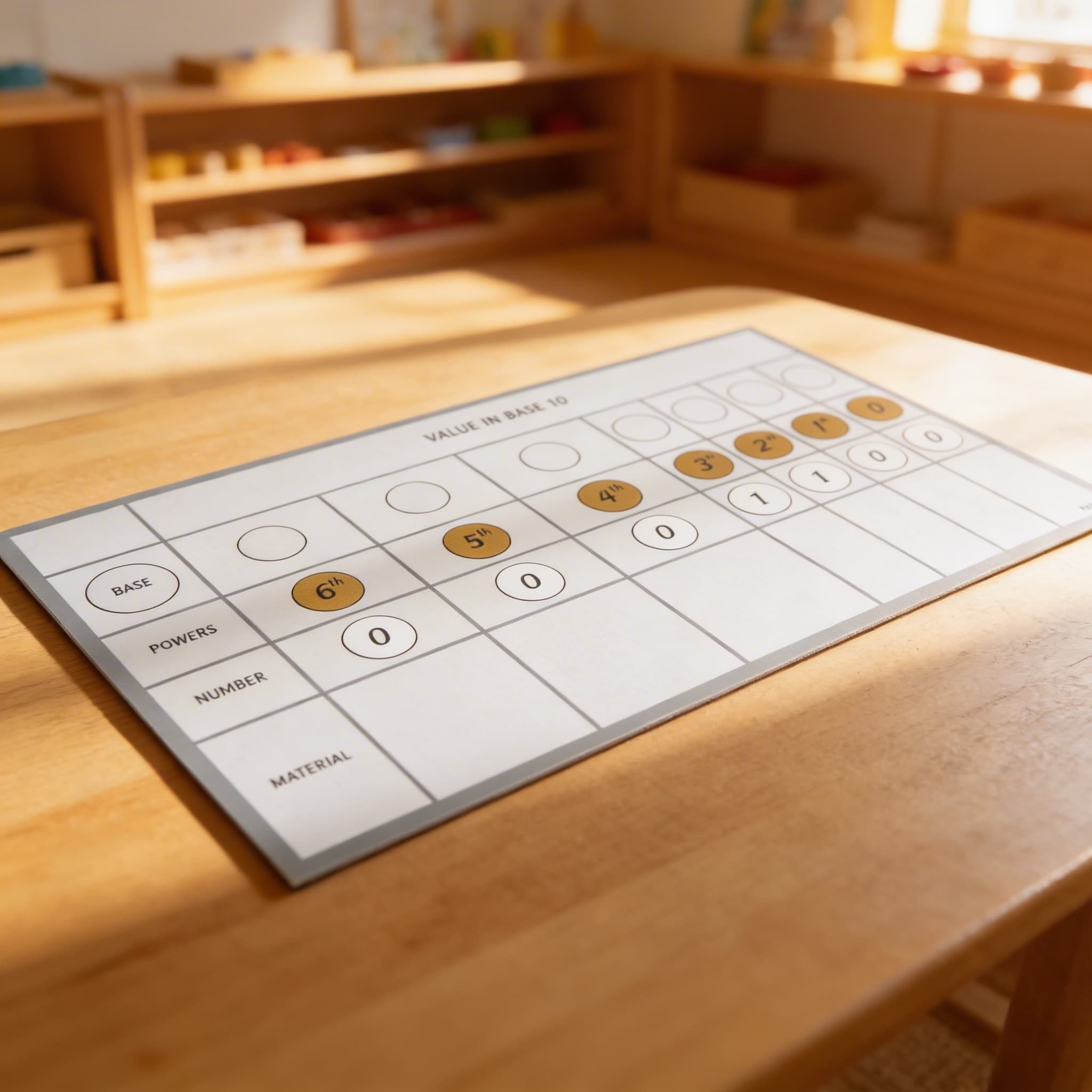 Tabulka pro multibázový materiál — Při použití